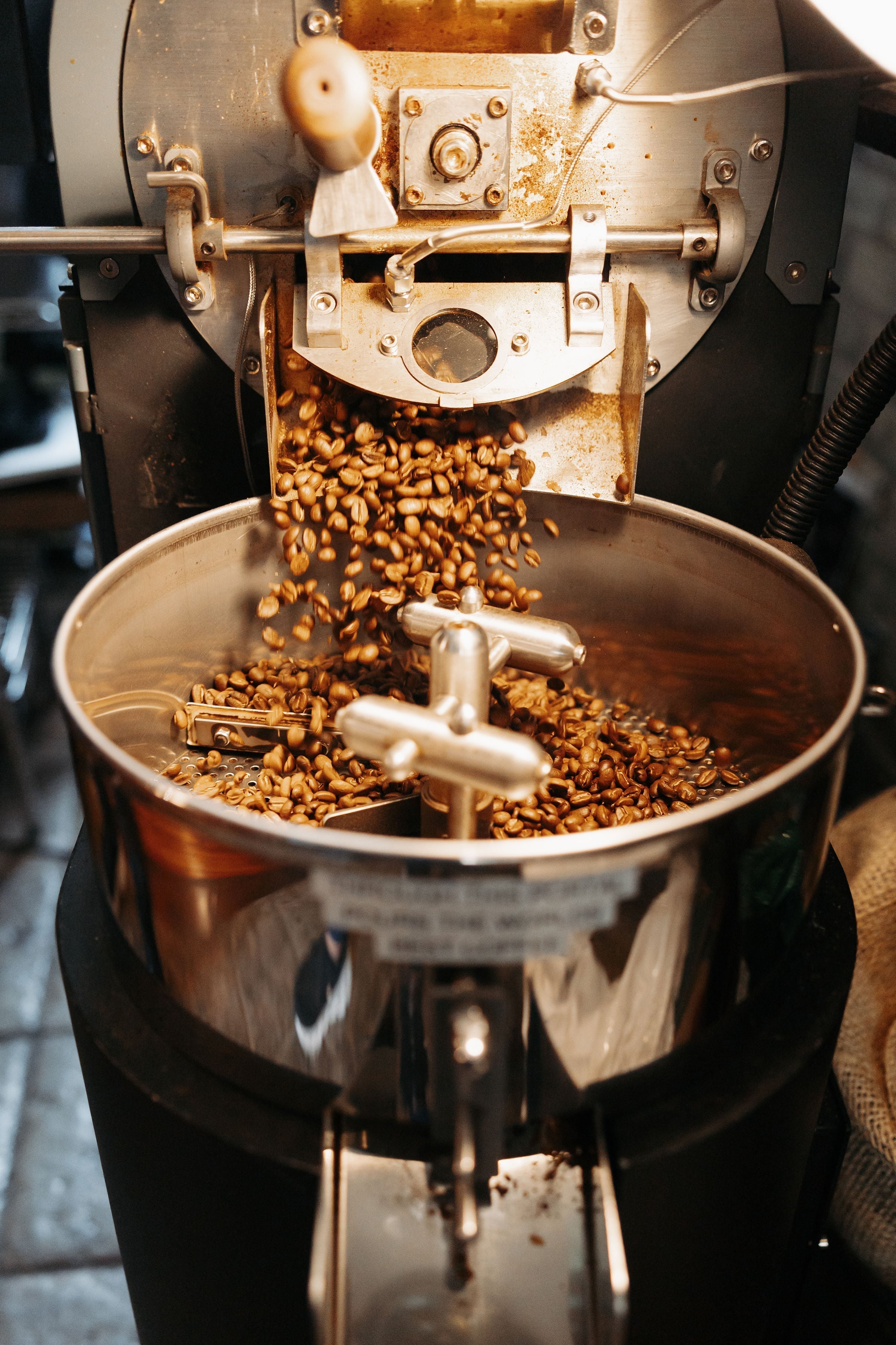 Coffee roasting at the Mocha Monkey