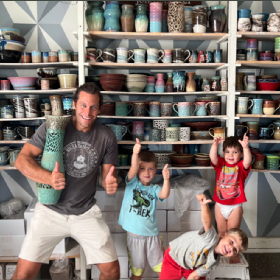 Holiday Pottery Sale Poster