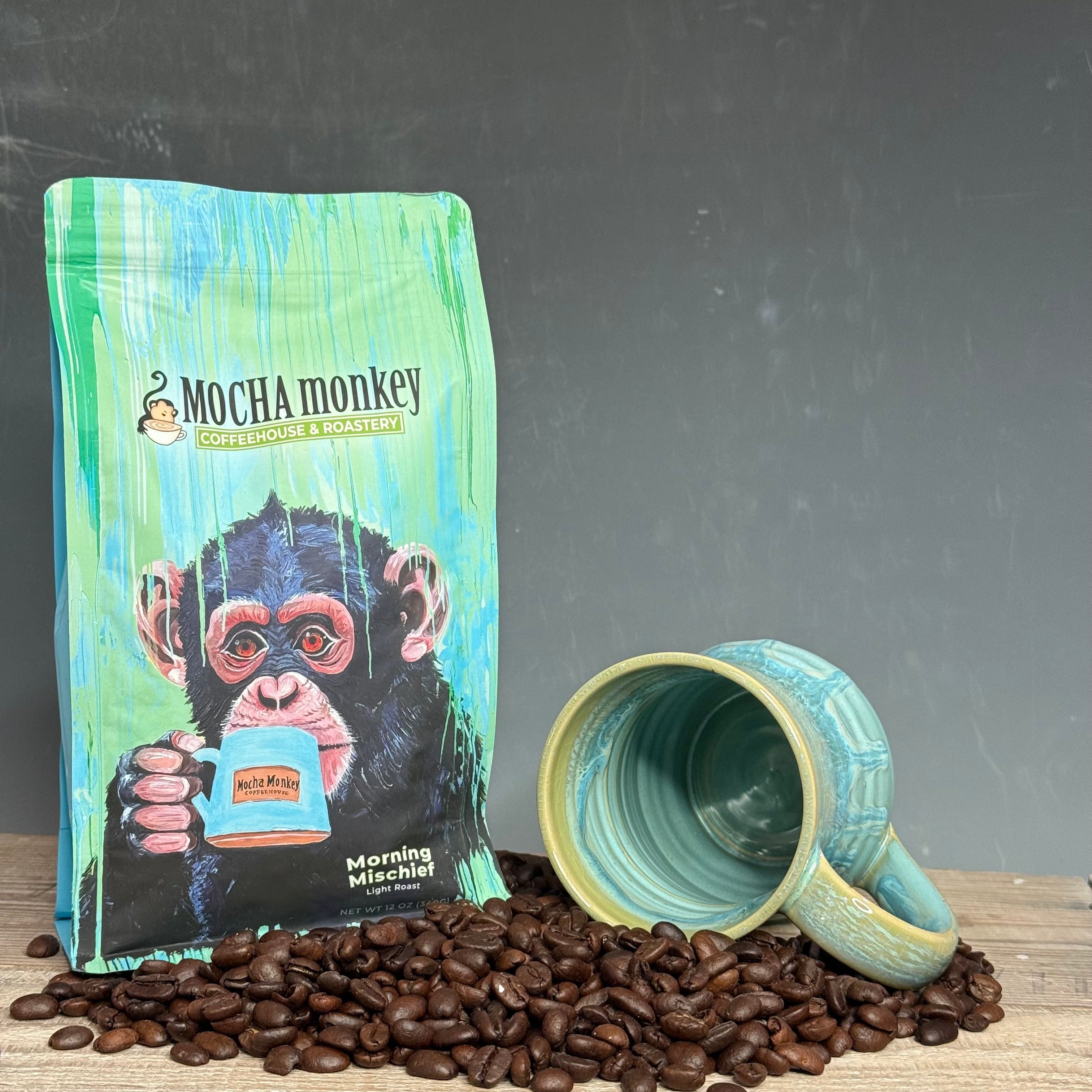 Coffee Beans and Mug Bundle - Morning Mischief Light Roast