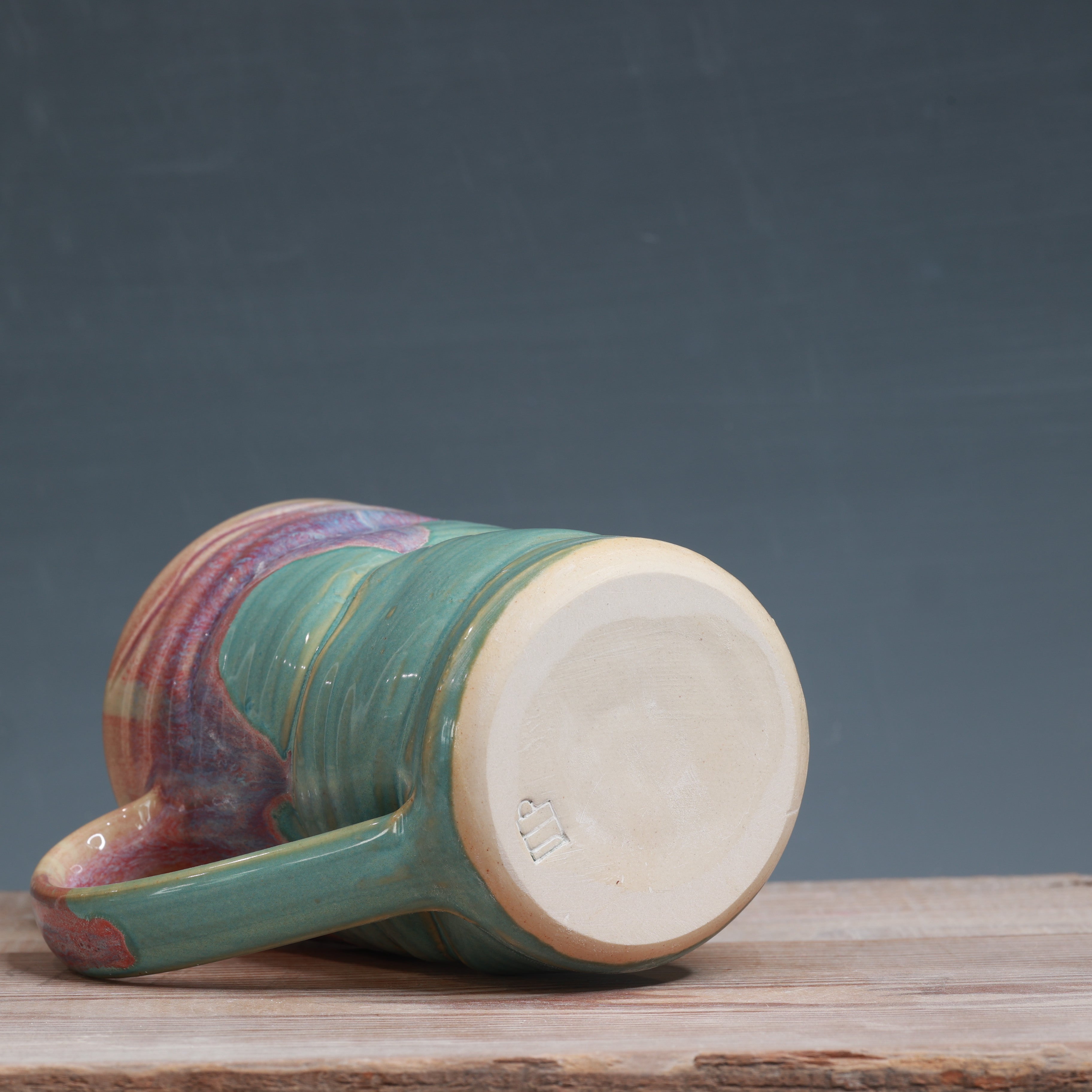 DROP mug - Raspberry Mist and Norse Blue