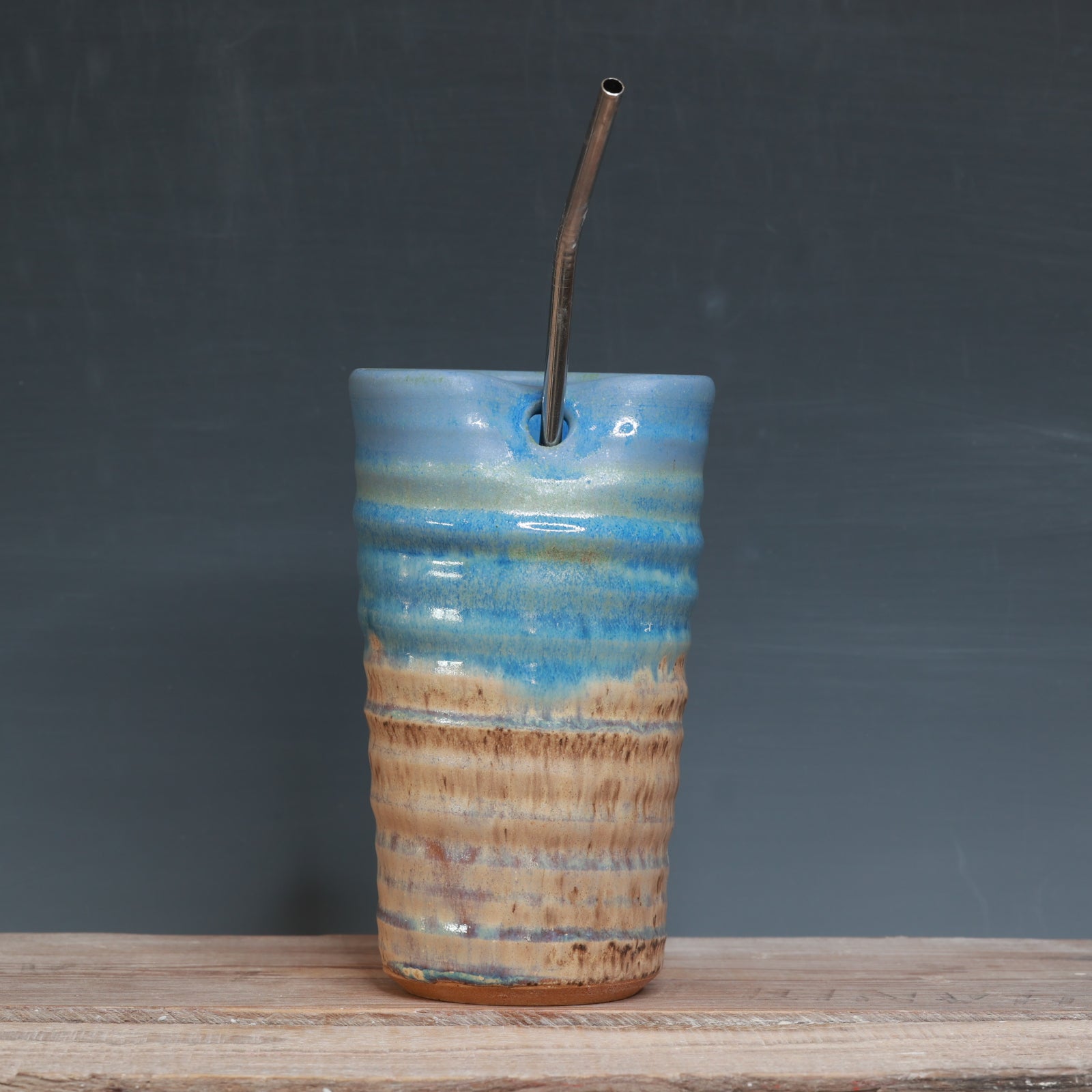 Capri Blue Straw Cup 20 oz.