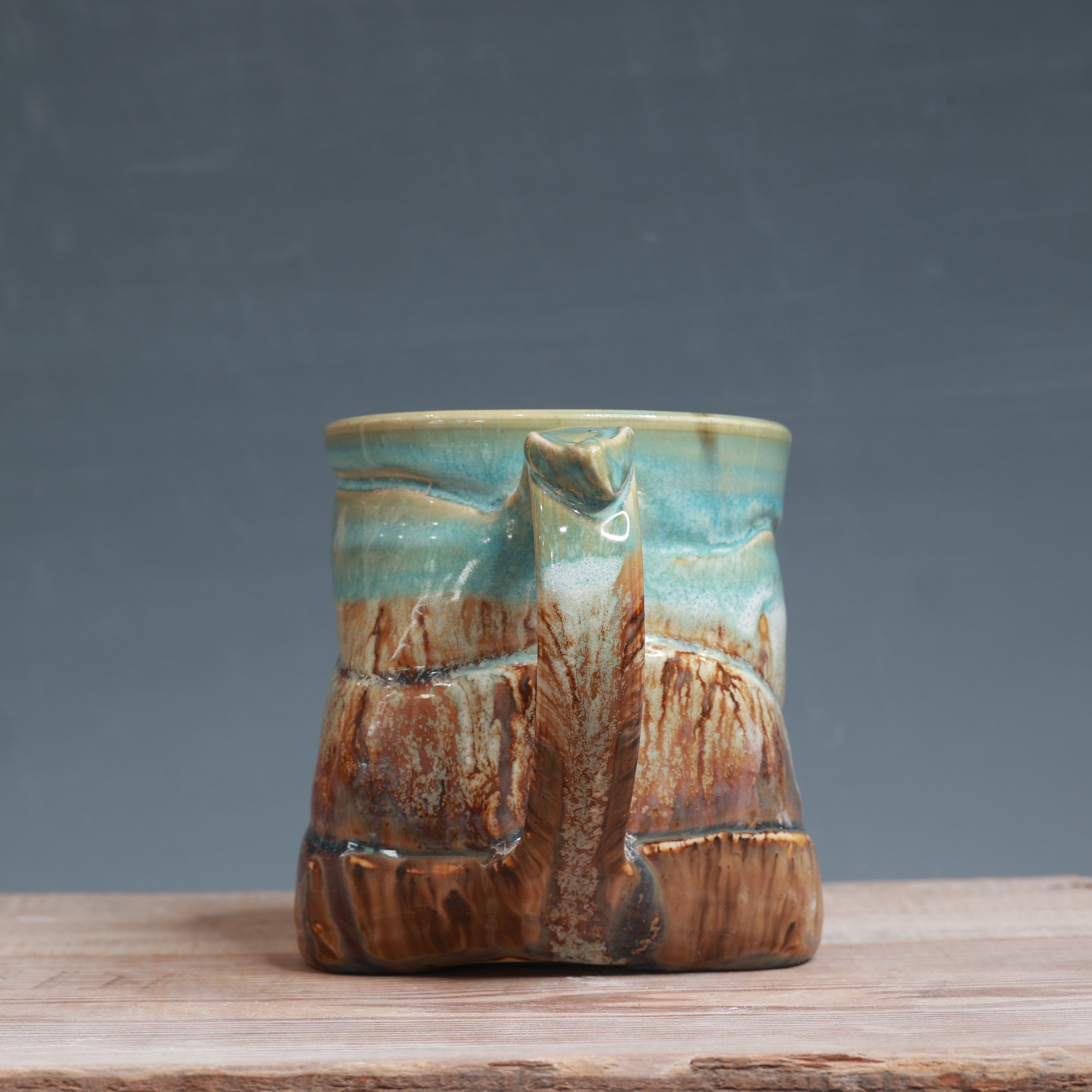 DROP mug - Norse Blue and Sandstone