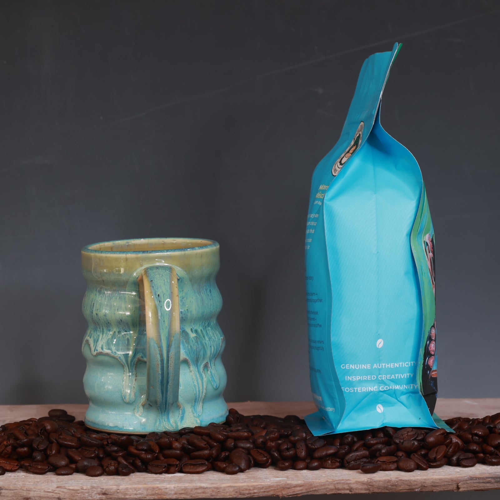 Coffee Beans and Mug Bundle - Morning Mischief Light Roast
