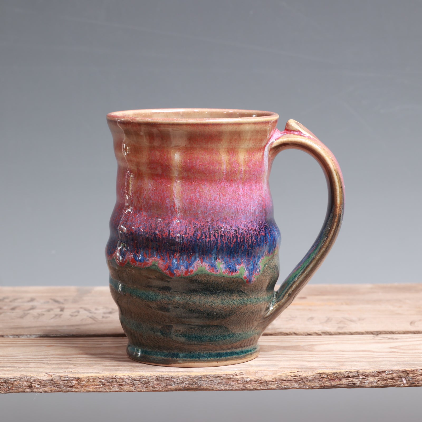Raspberry Mist and Blue Surf Mug - 15 oz.