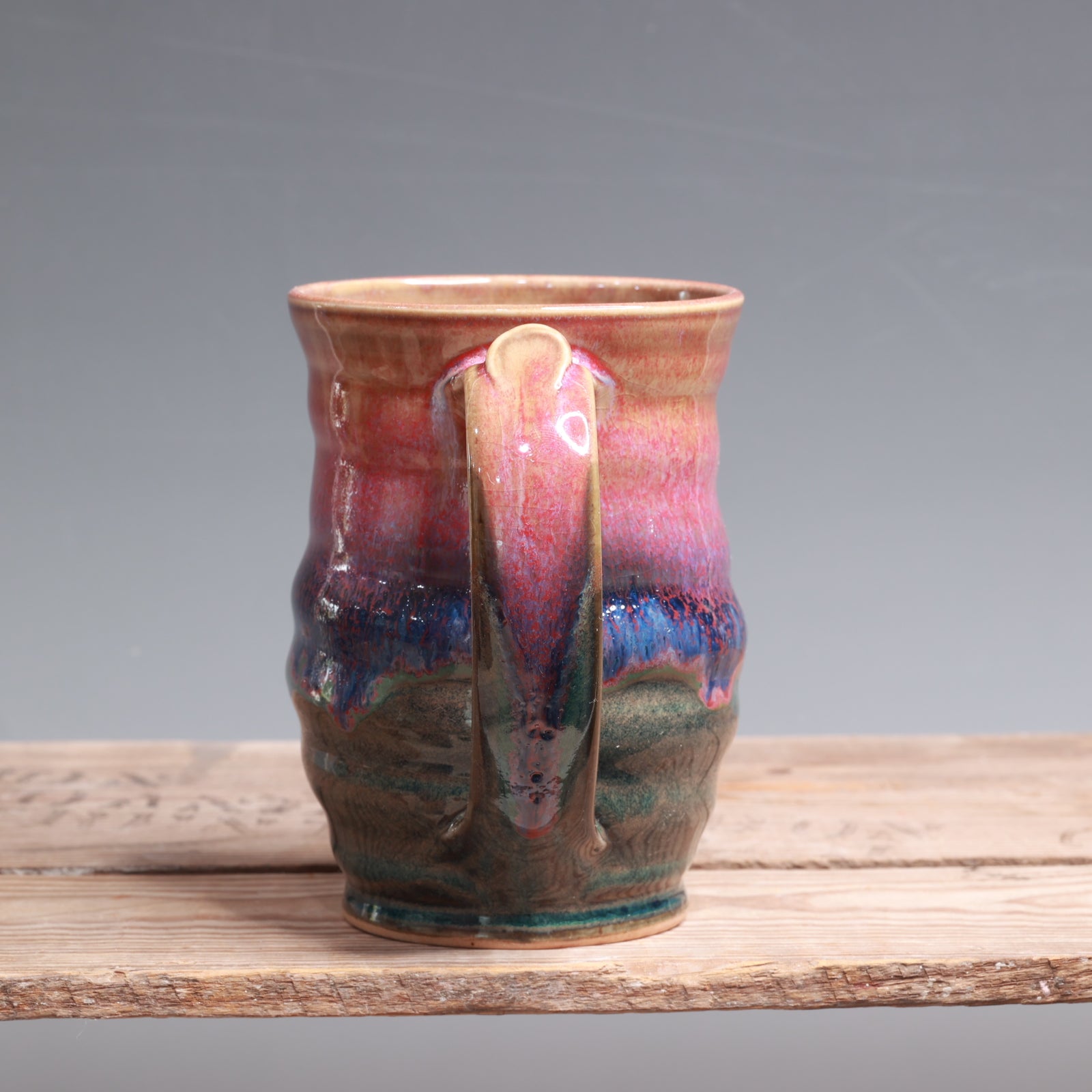 Raspberry Mist and Blue Surf Mug - 15 oz.