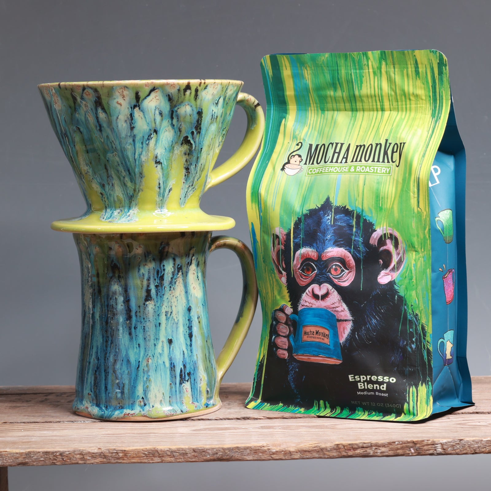 Pour-over Package (Coffee, Pour-over, and Mug Set) - Espresso Medium Roast