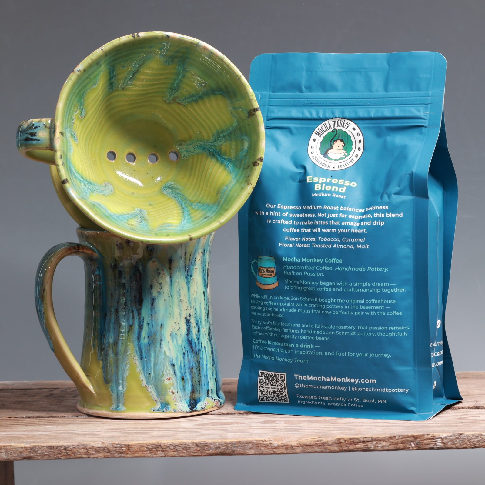 Pour-over Package (Coffee, Pour-over, and Mug Set) - Espresso Medium Roast