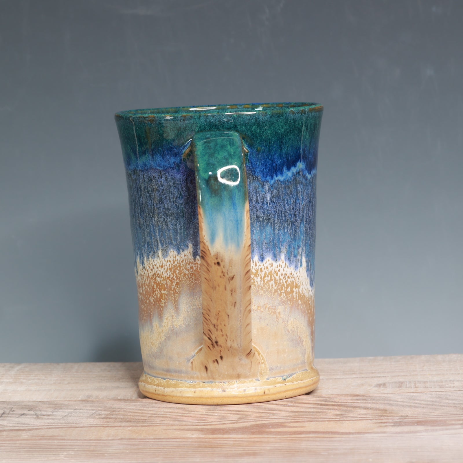 Blue Surf over Sandstone Mug - 21-24 oz.