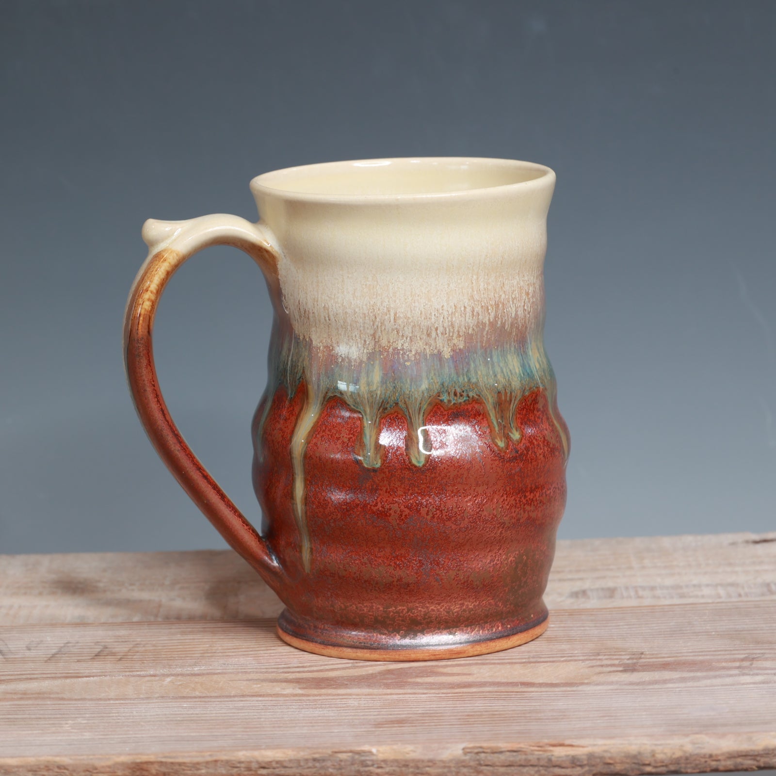 Alabaster and Copper Float Mug - 16 oz.