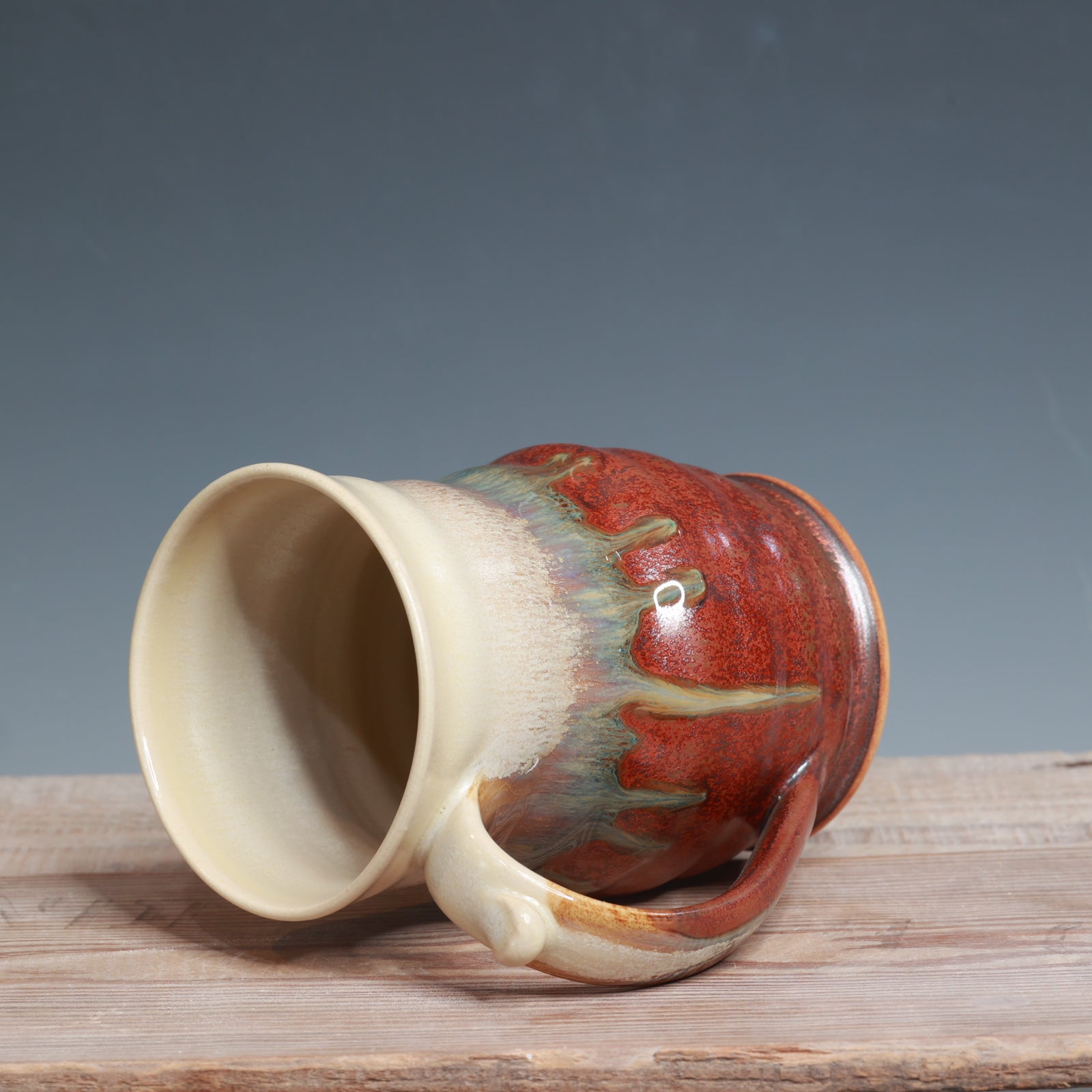 Alabaster and Copper Float Mug - 16 oz.