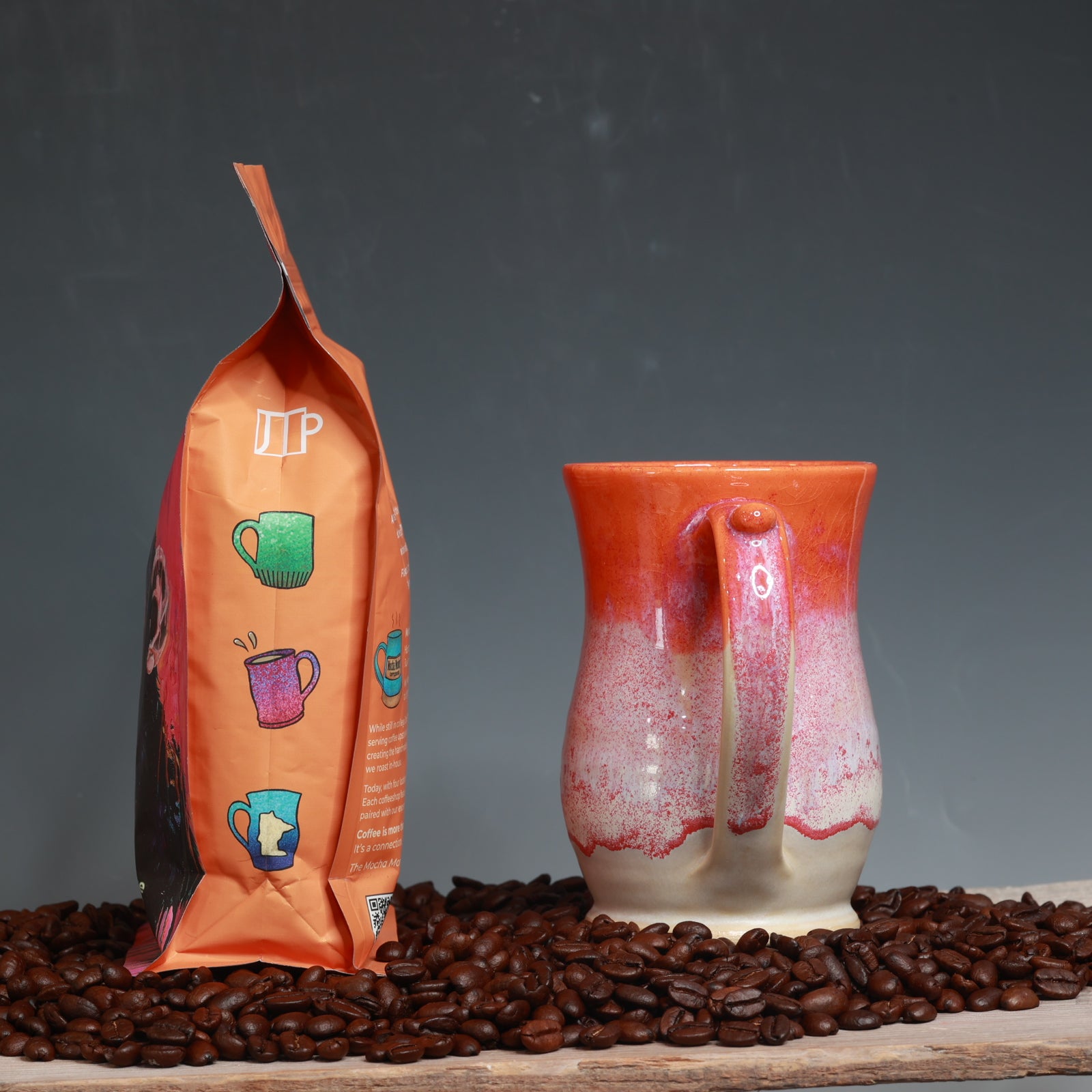 Coffee Beans and Mug Combo - House Blend Medium Roast