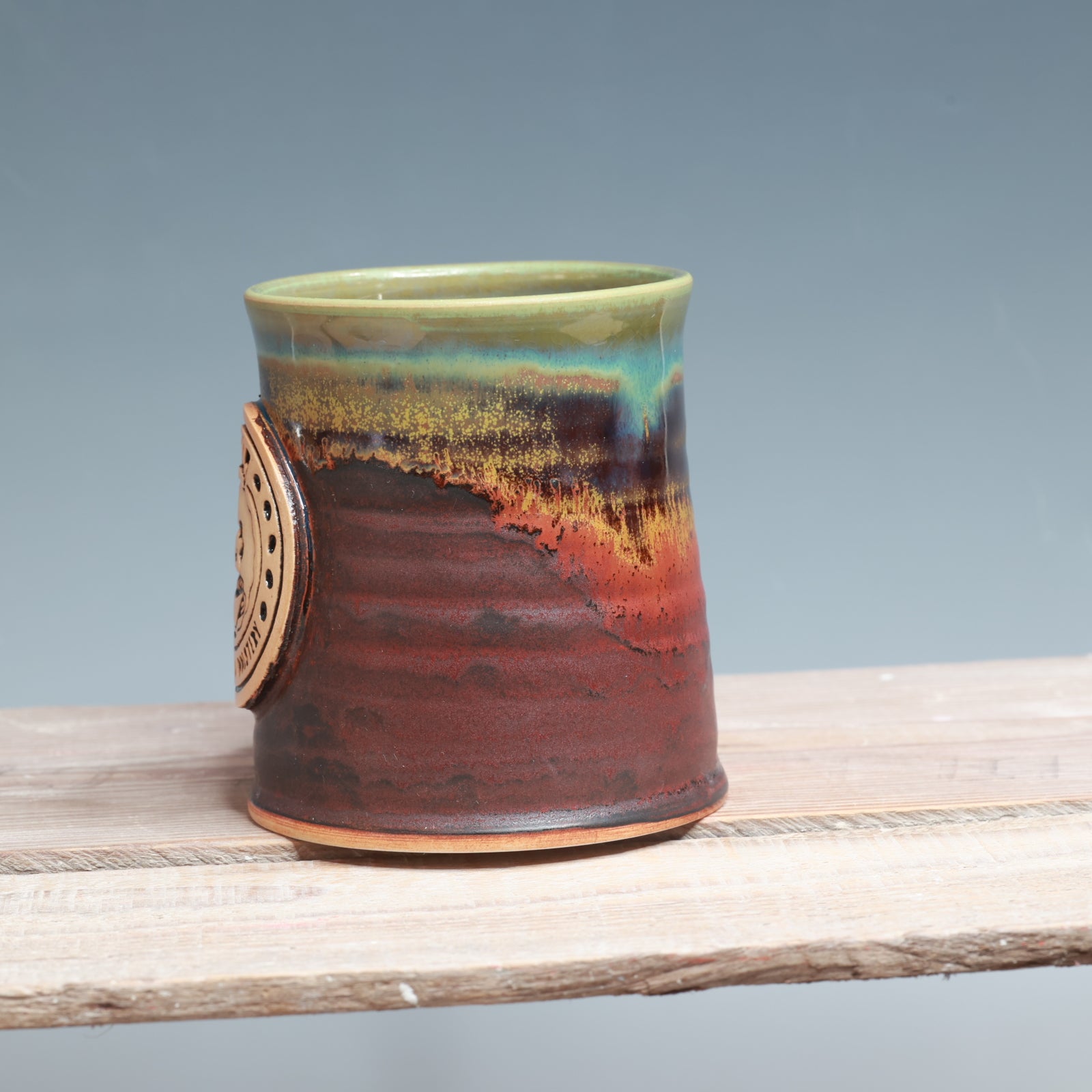 Desert Sunset Mocha Monkey Logo Mug 13-14 oz.