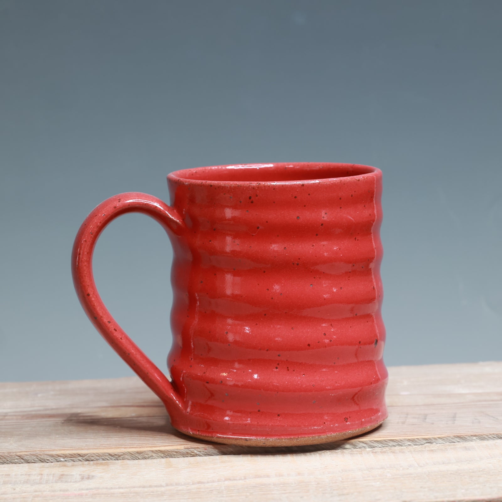 Speckled Red Spiral 17-18oz.