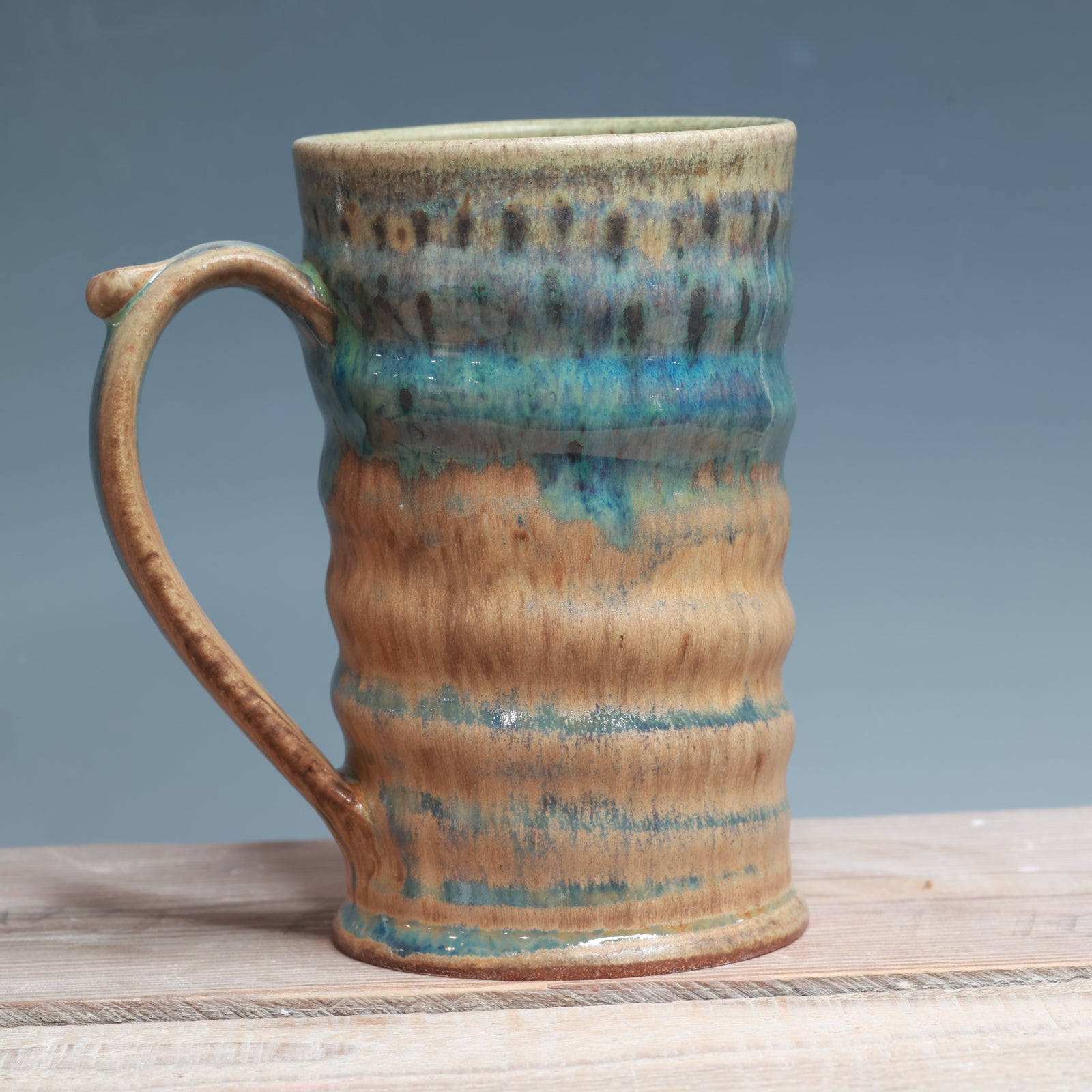 Aurora Green over Sandstone 22-23oz.