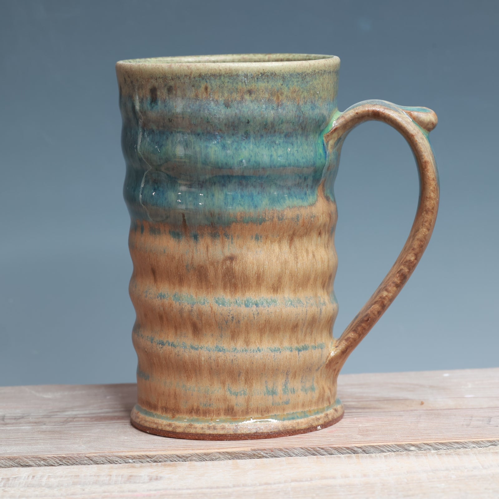 Aurora Green over Sandstone 22-23oz.