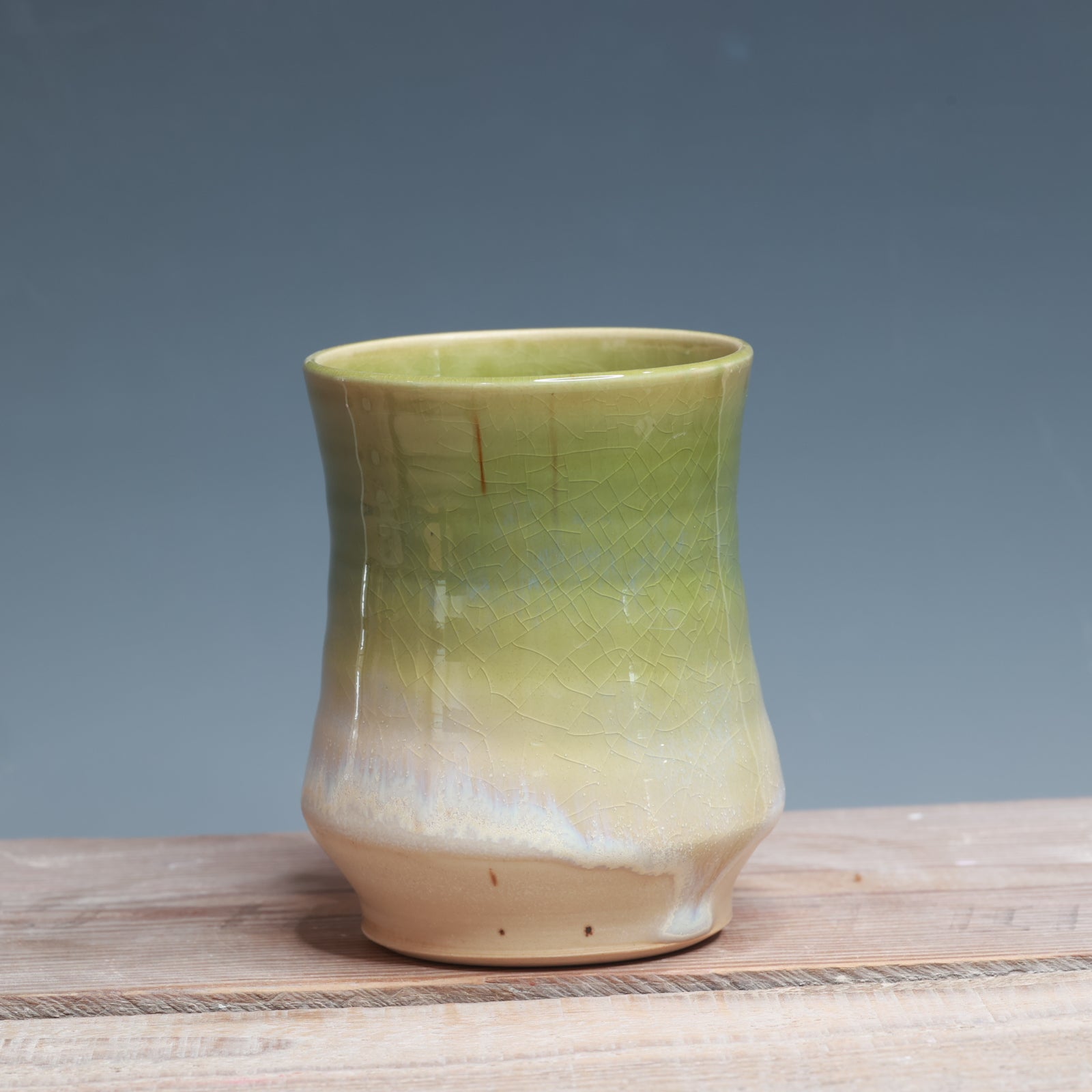 Aurora Green over Alabaster 14-15oz.