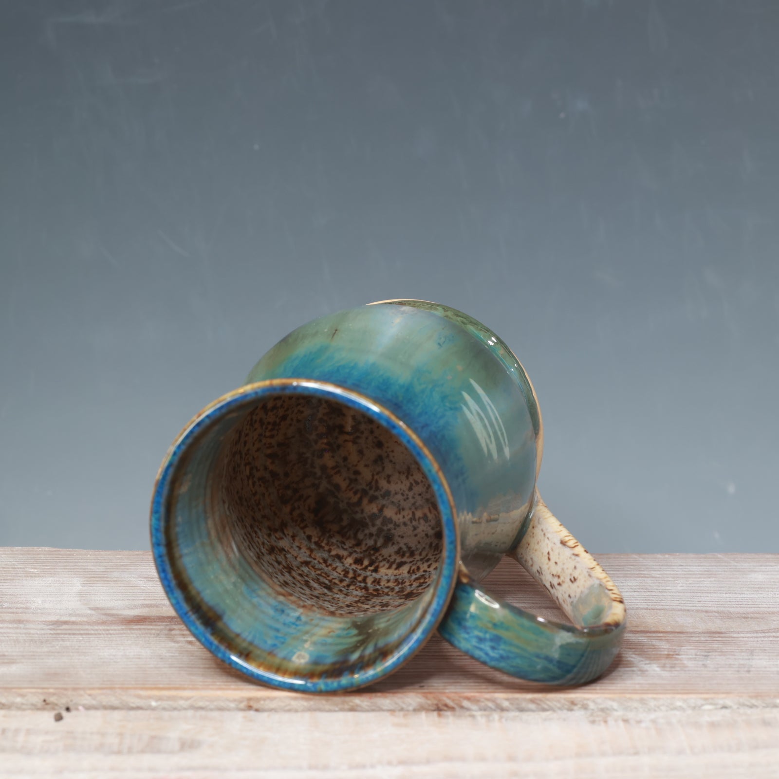 Midnight Rain over Winter Wood mug 17 oz.