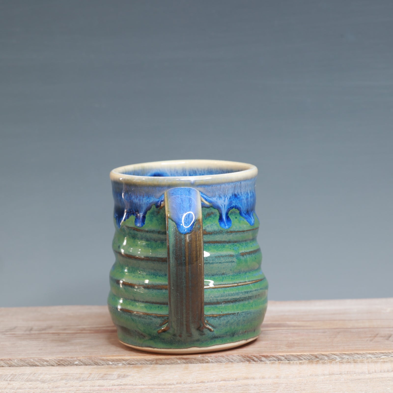 Blue over Green Mug 13 oz.