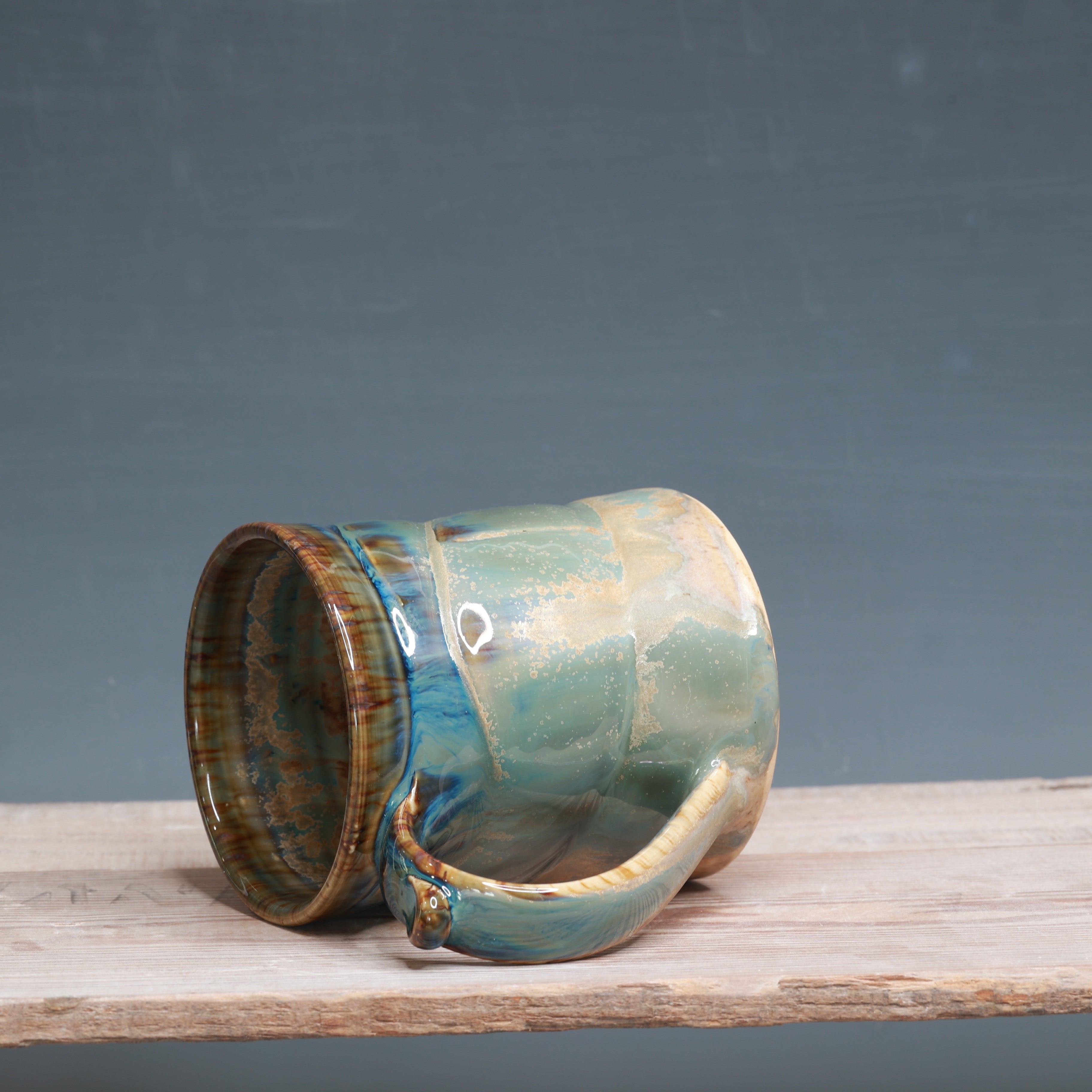 Midnight Rain over Winterwood mug 14 oz.