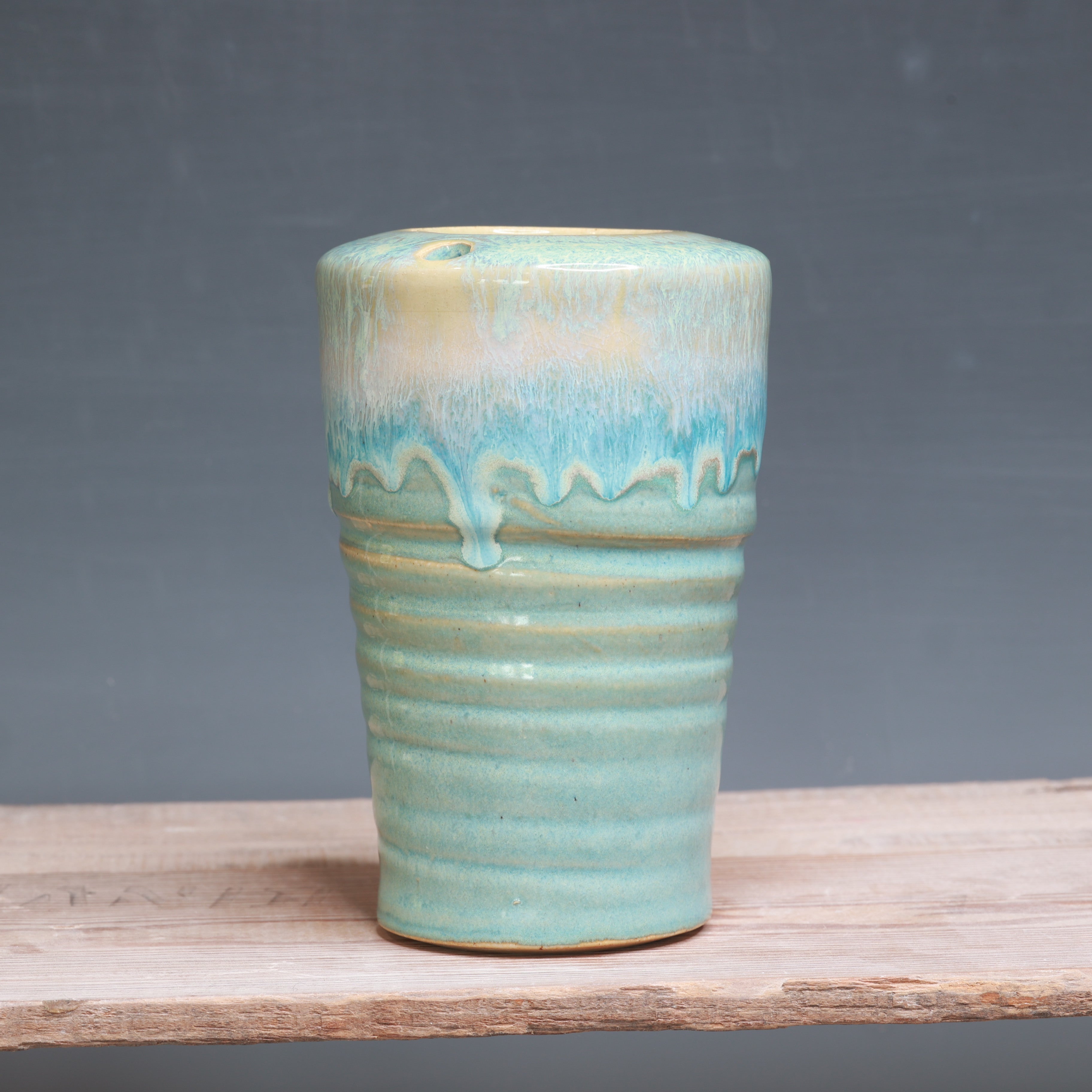 Green Tea and Norse Blue Travel Cup 18 oz.