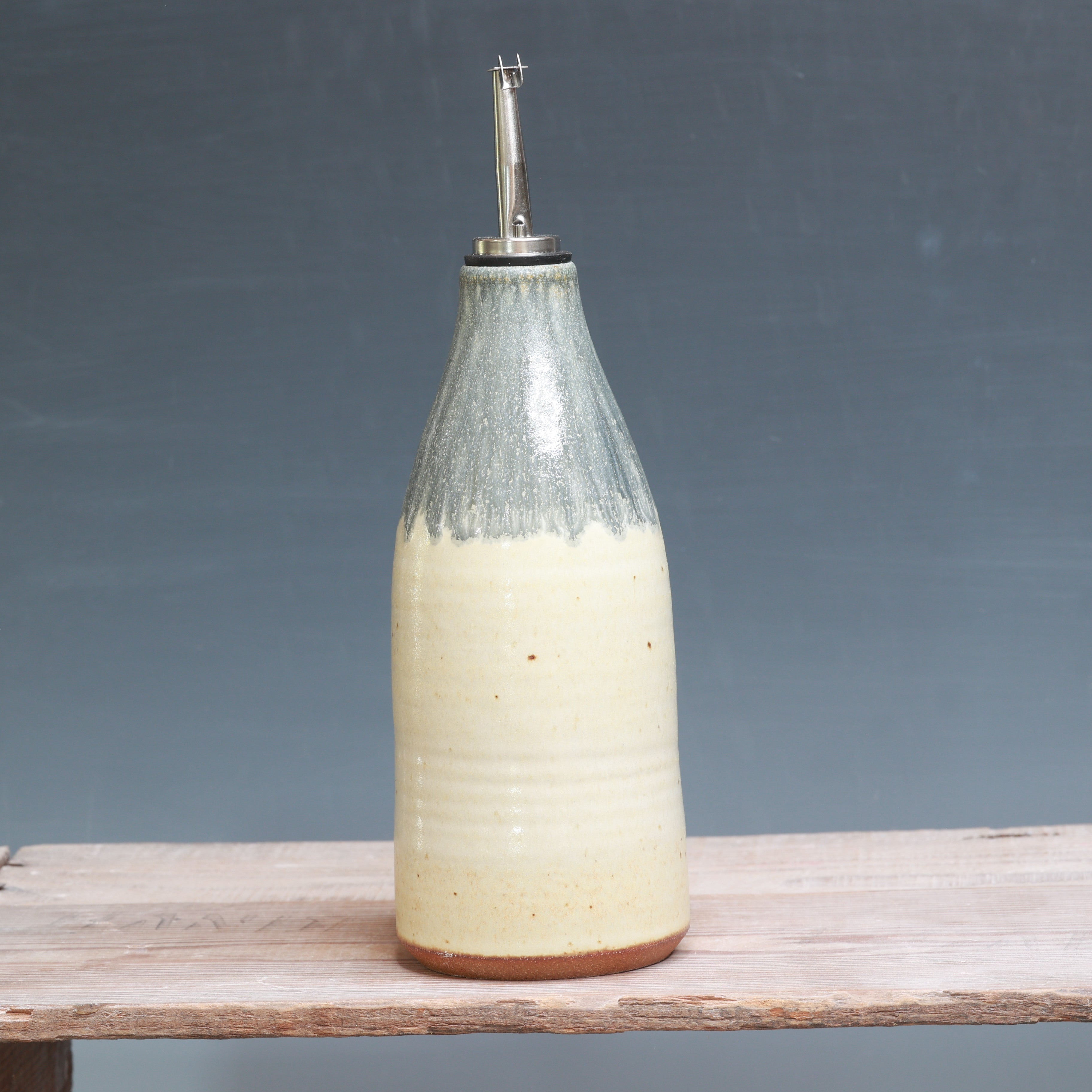 Blue Ash and Salt Oil Dispenser