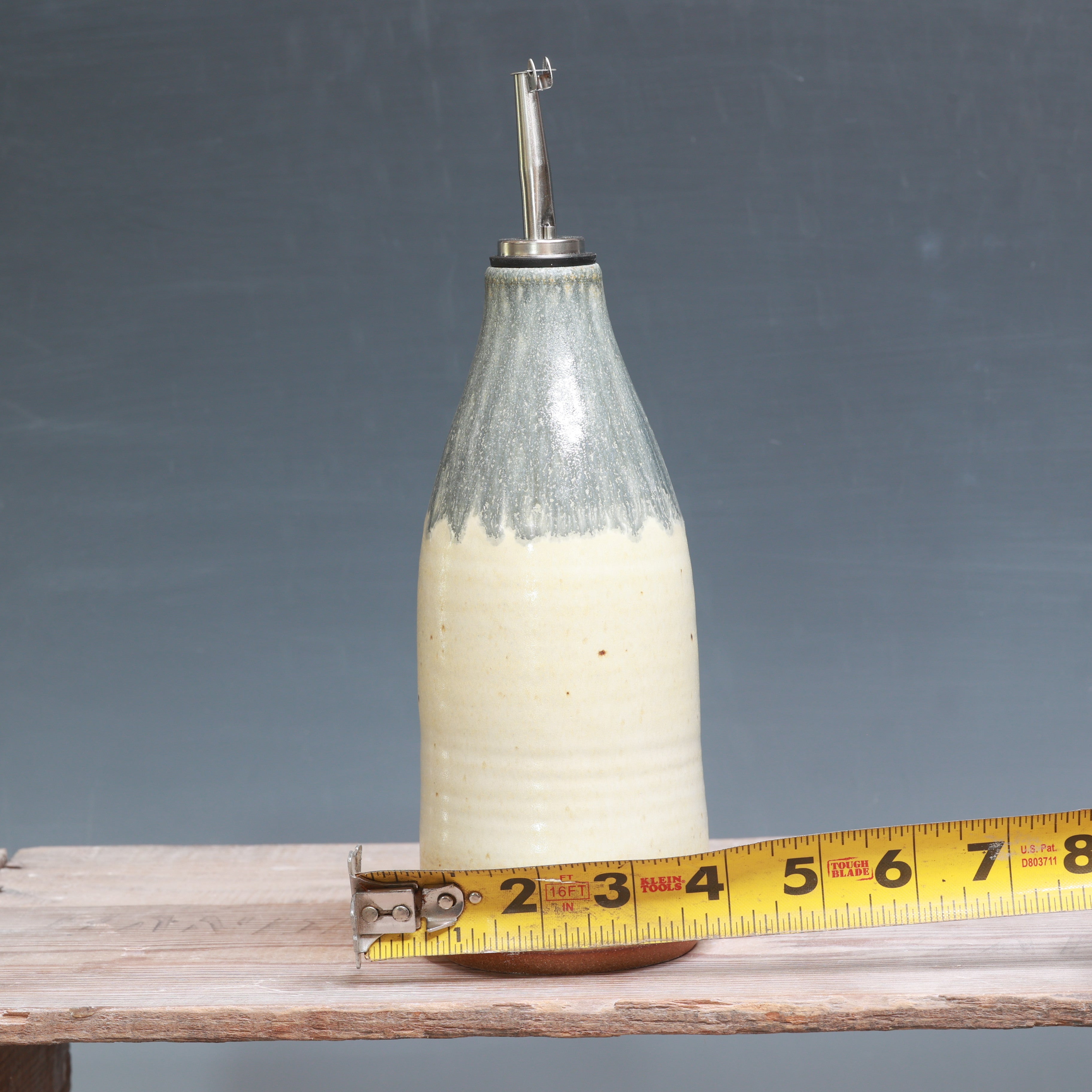 Blue Ash and Salt Oil Dispenser