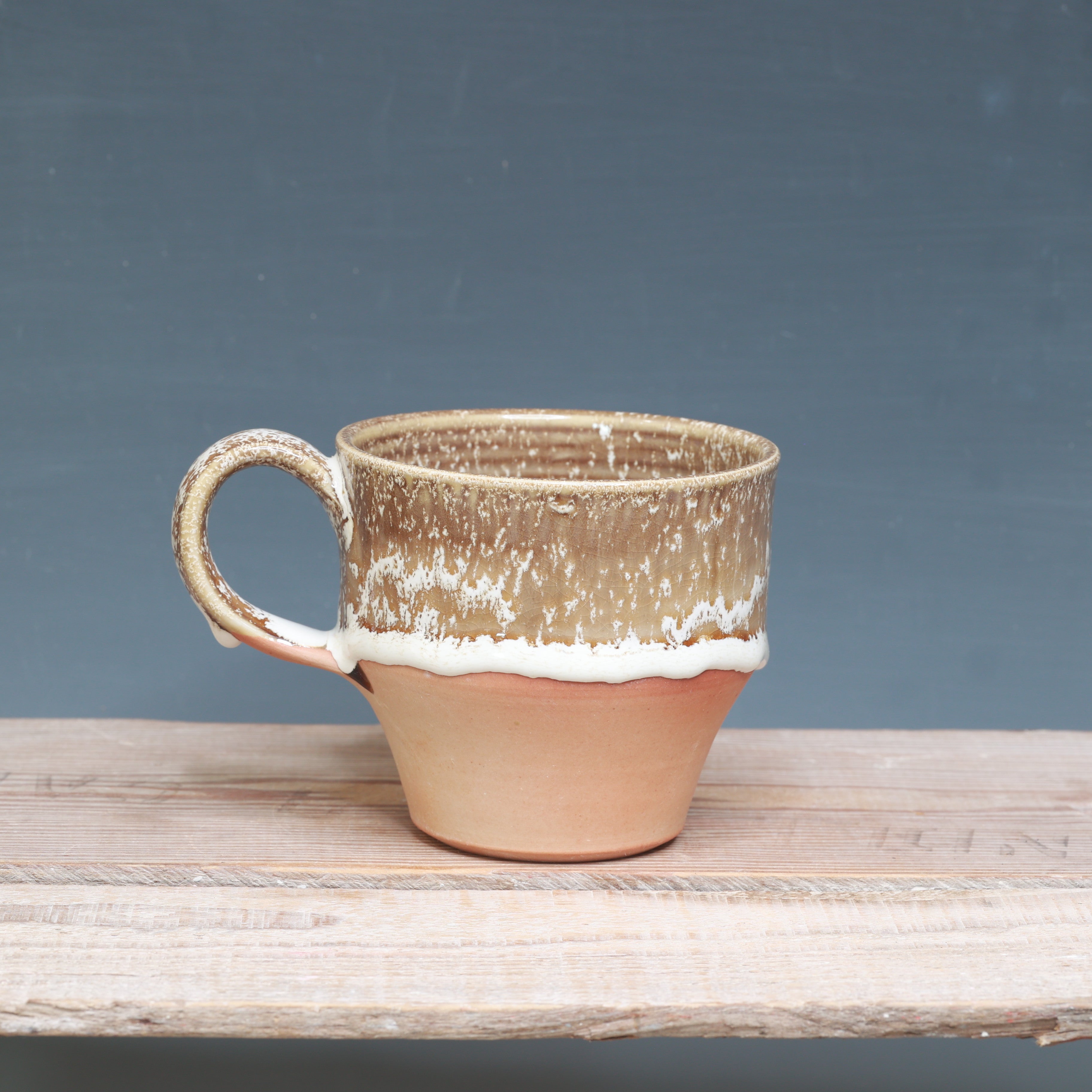 Alabaster and White mug 16-17 oz.