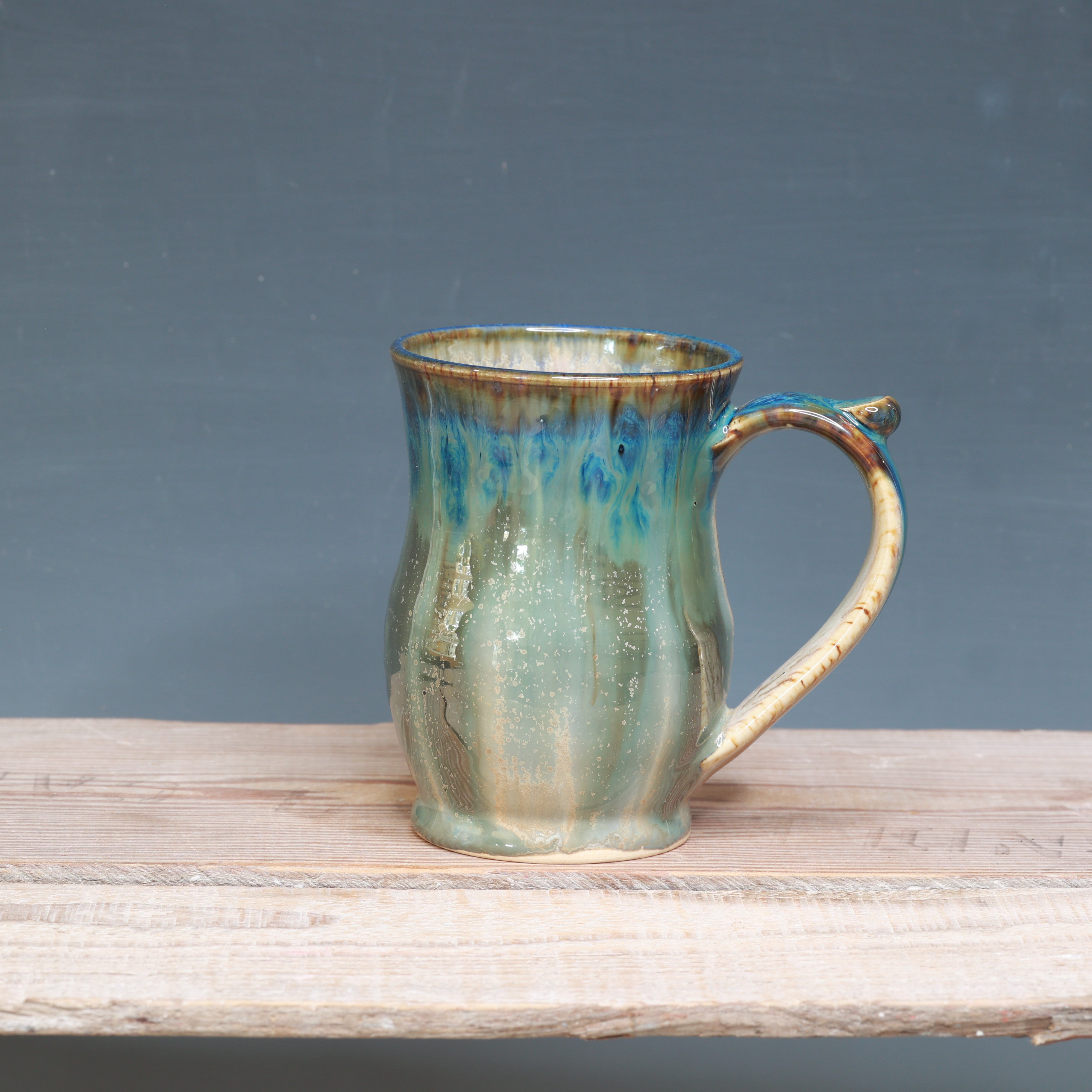 Midnight Rain and Winter Wood Mug 14 oz.