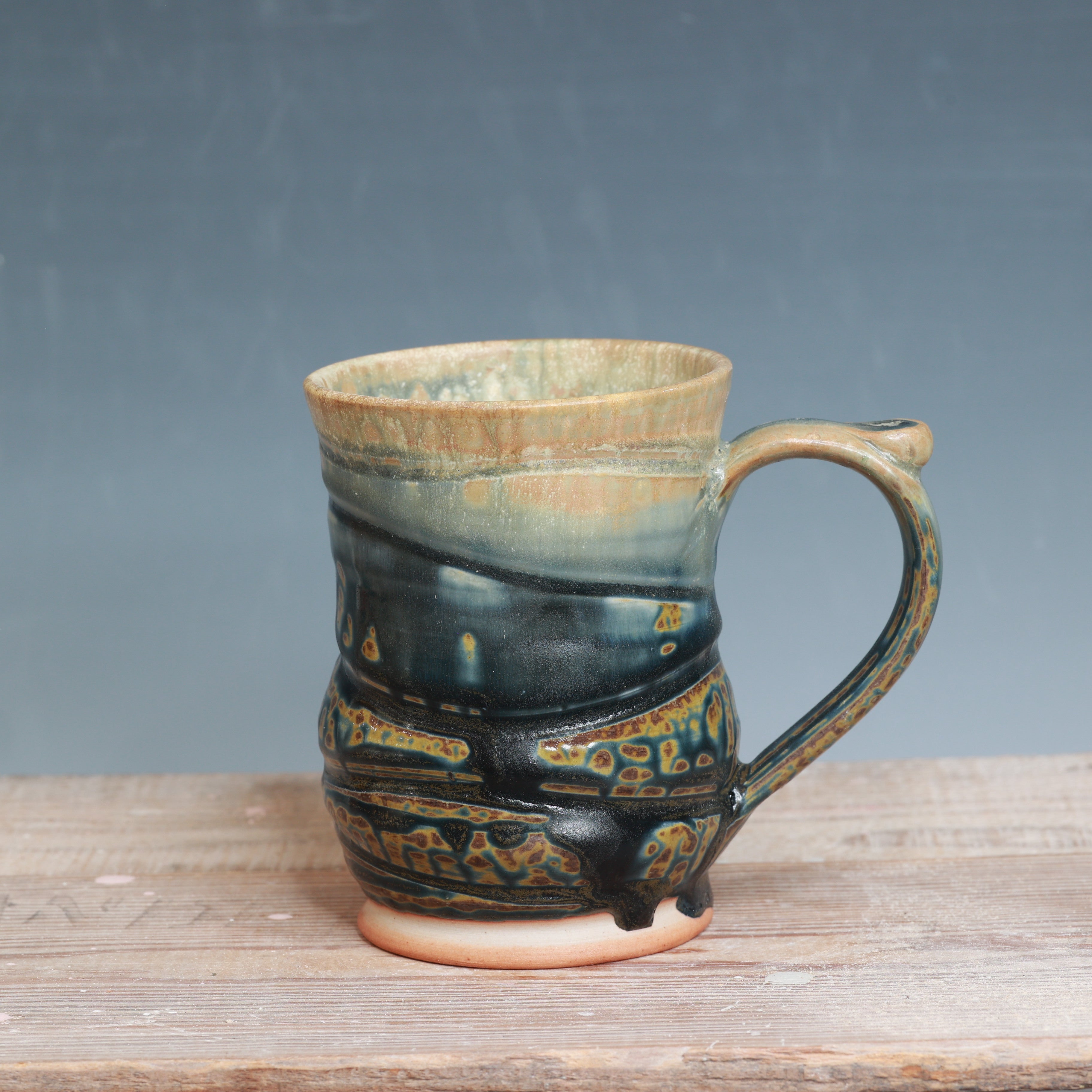 Blue Ash and Salt Mug 15-16 oz.