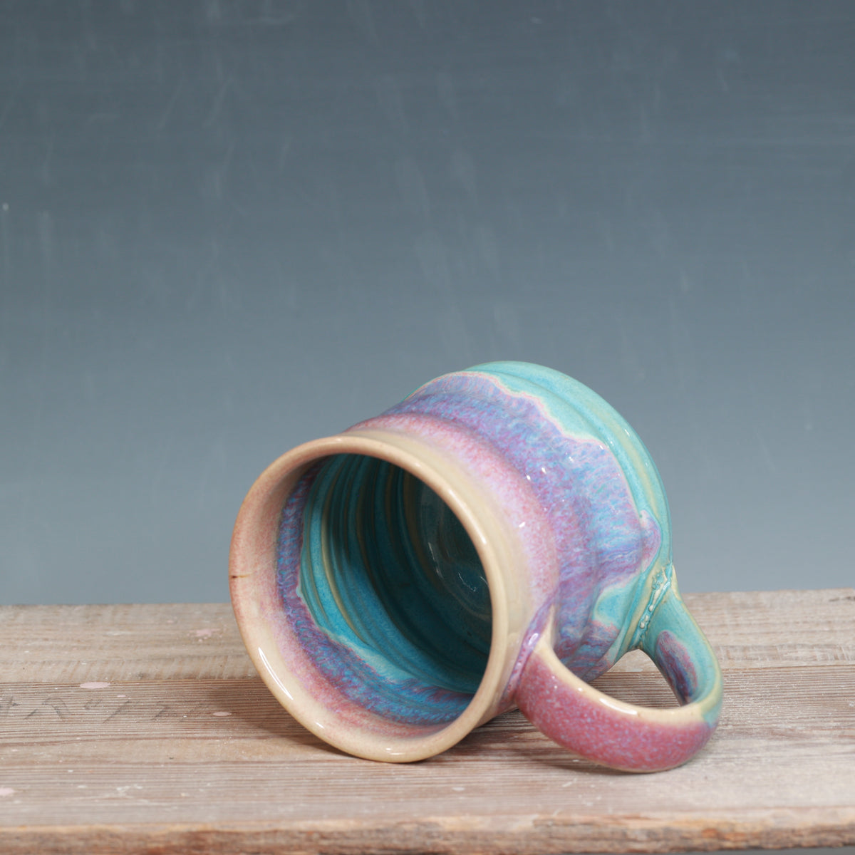Raspberry Mist and Norse Blue Mug 13 oz.