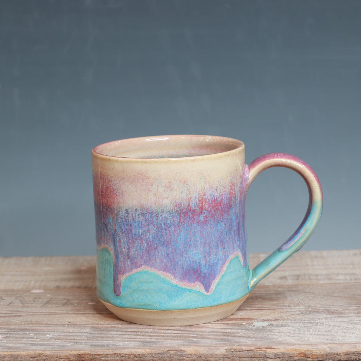 Raspberry Mist and Norse Blue Mug 14-17 oz.