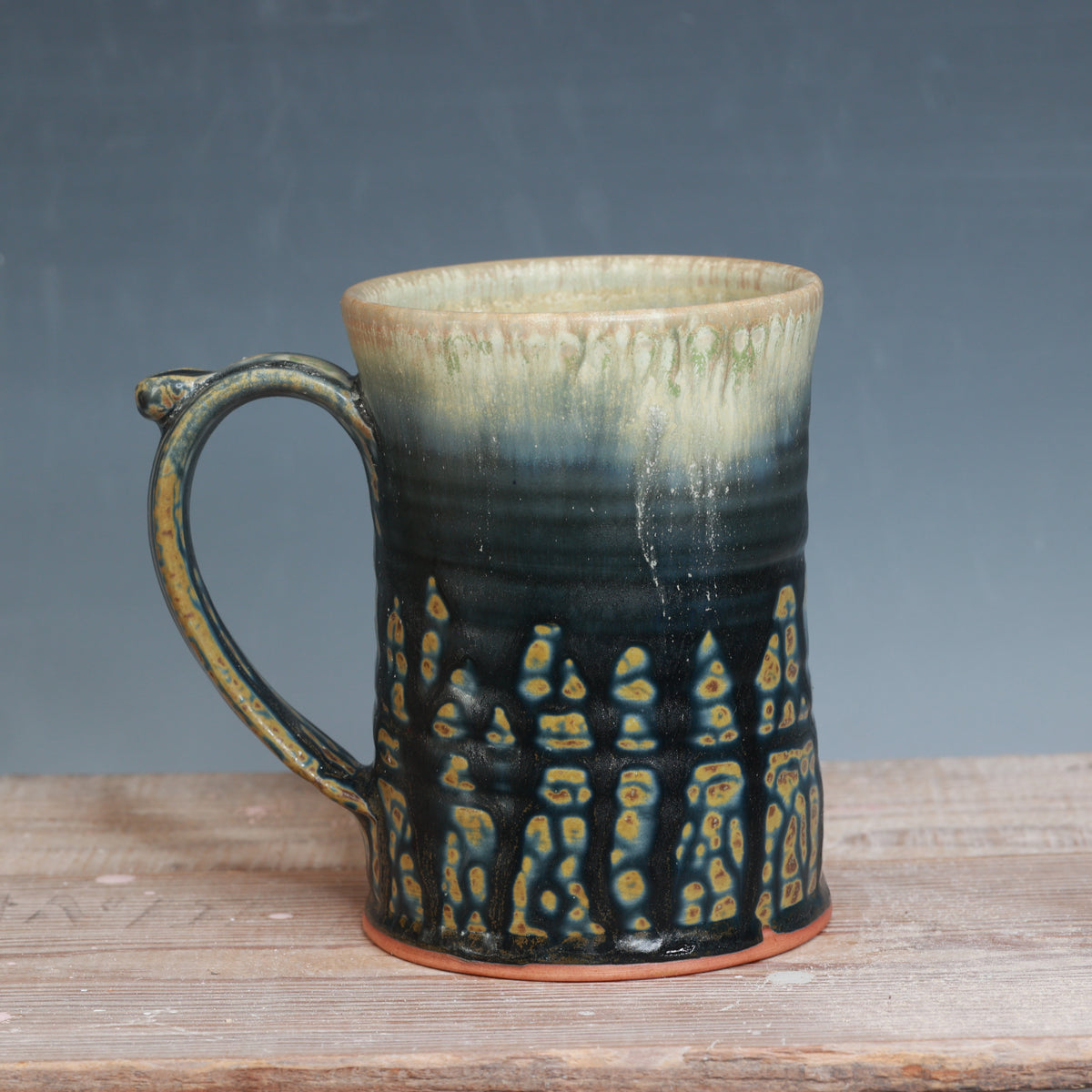 Blue Ash and Salt Mug 16 oz.