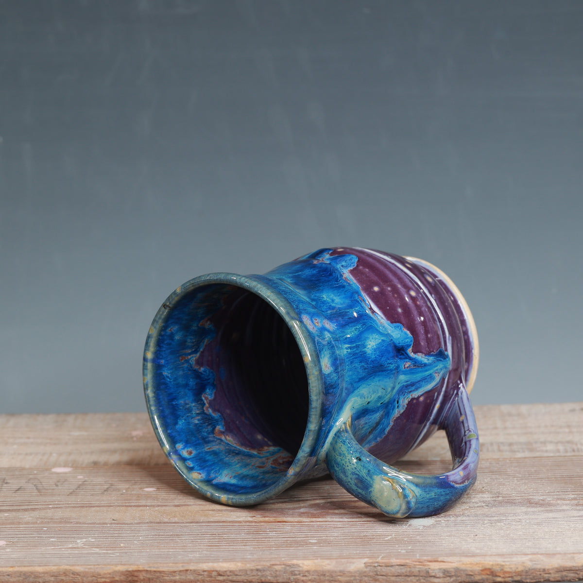 Aurora Green over Passion Flower Mug - 15 oz.