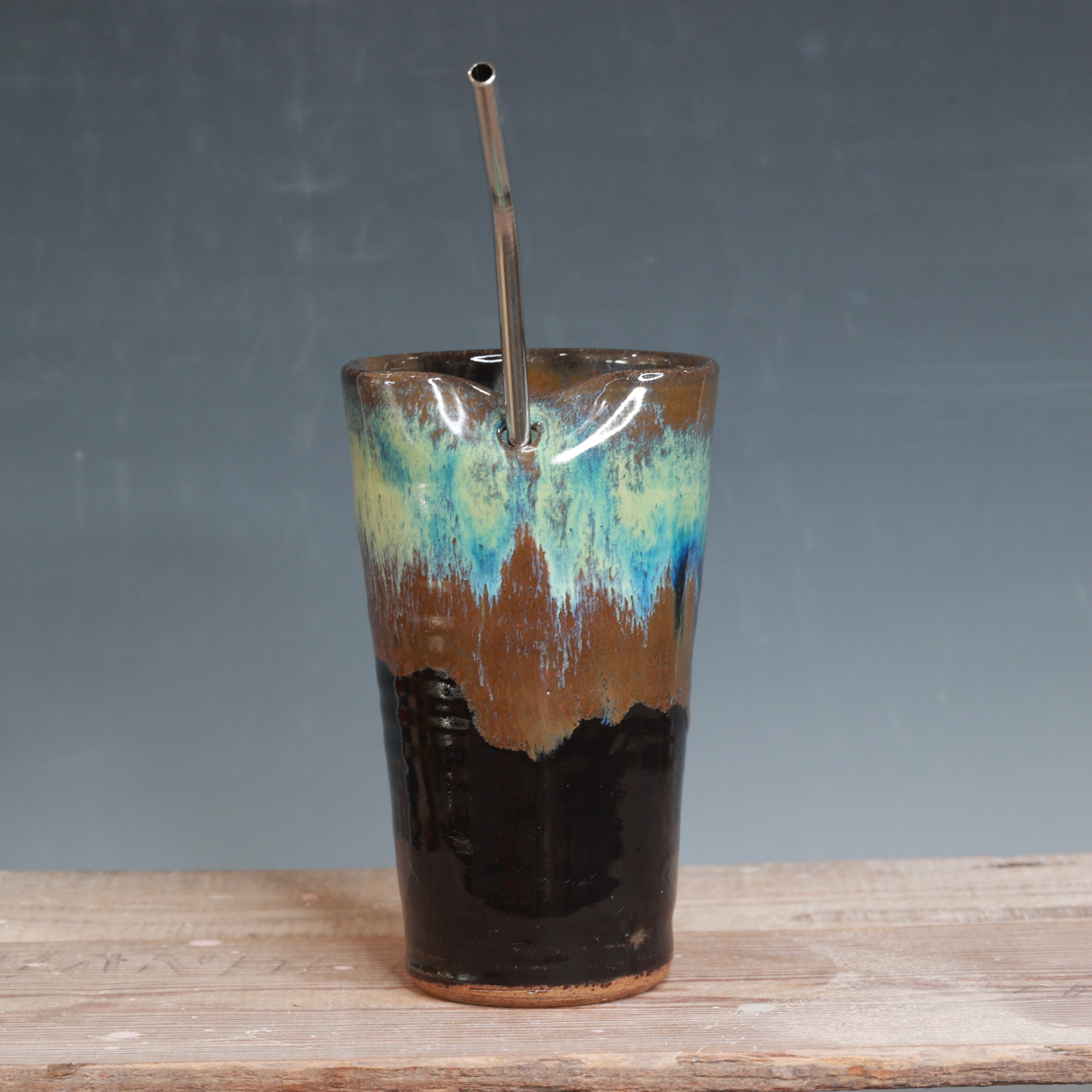Northern Lights Straw Cup 18 oz.