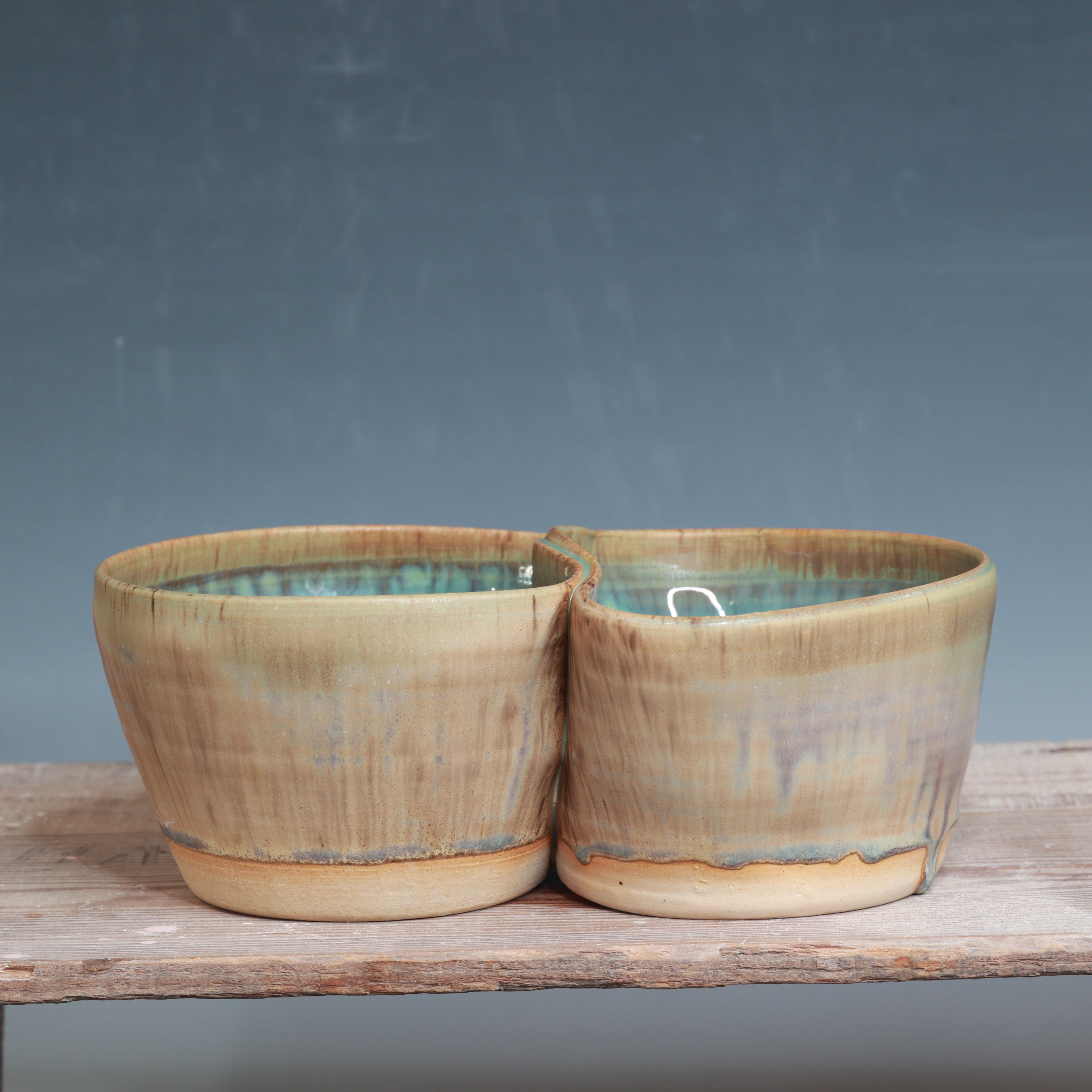 Smash Bowl - 2, Sandstone and Green Tea