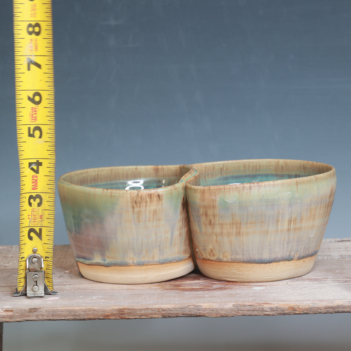 Smash Bowl - 2, Sandstone and Green Tea