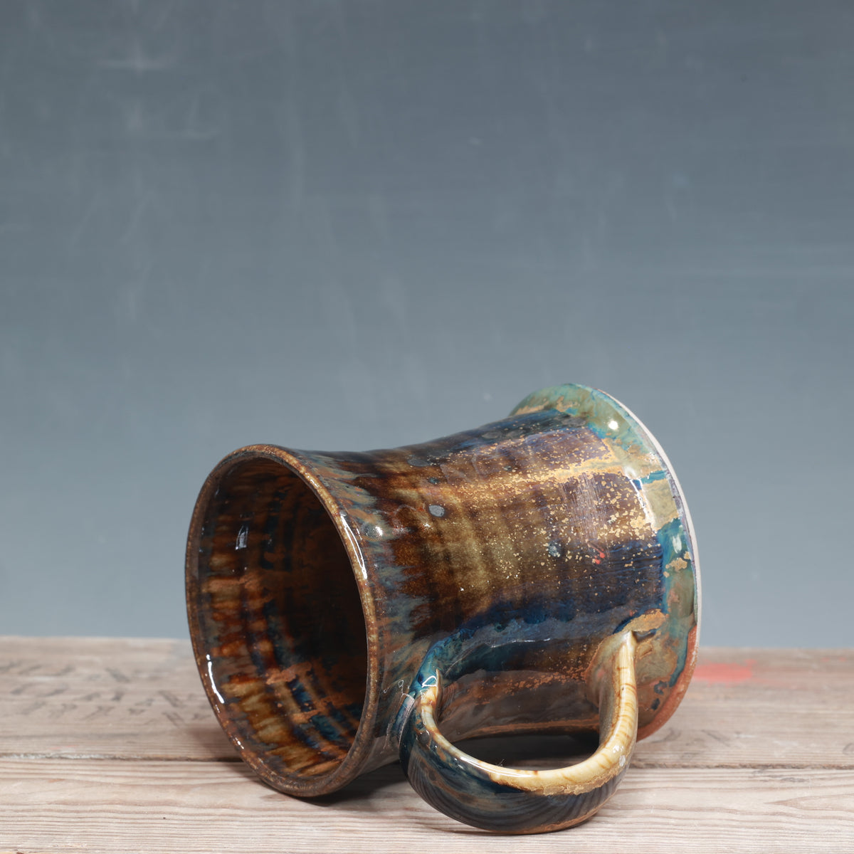Midnight Rain and Winter Wood Mug 14 oz.