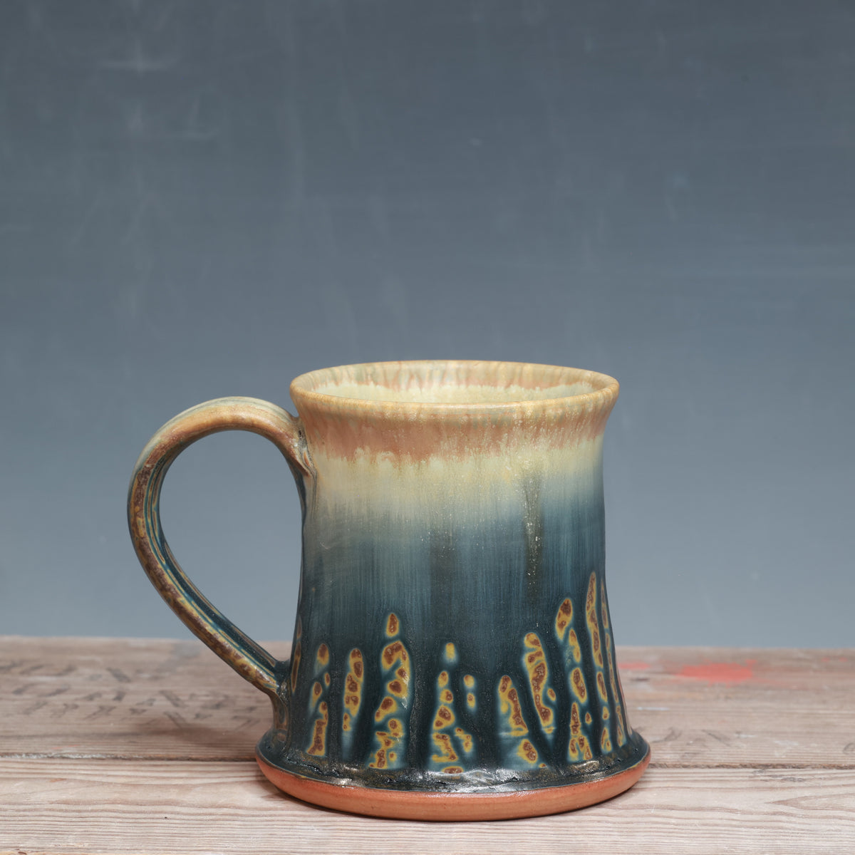 Blue Ash and Salt Mug 12 oz.
