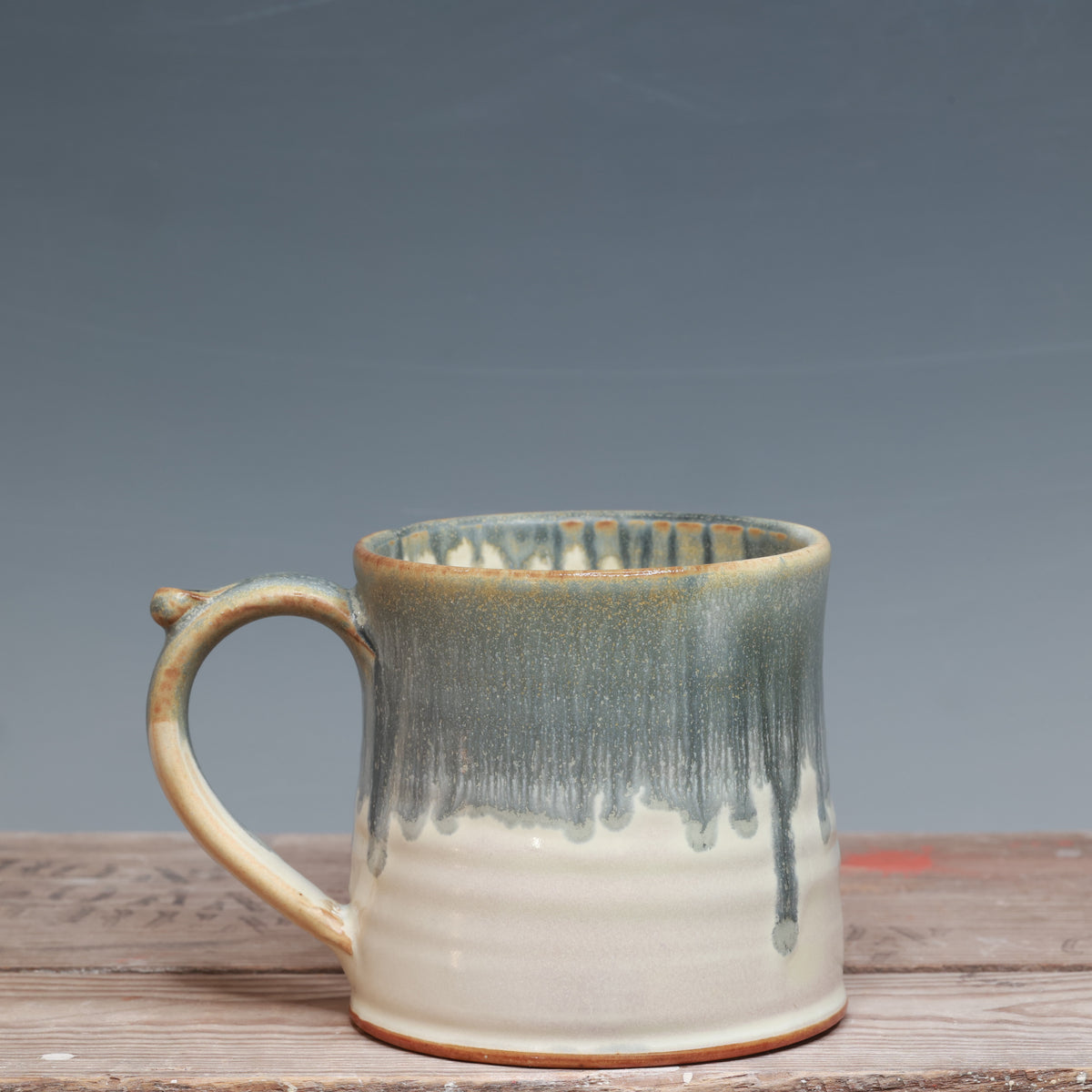 Salt and Blue Ash Mug 16-17 oz.