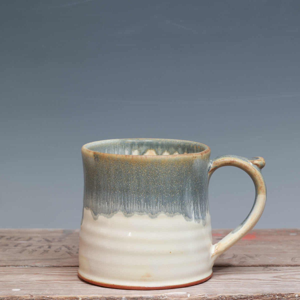 Salt and Blue Ash Mug 16-17 oz.