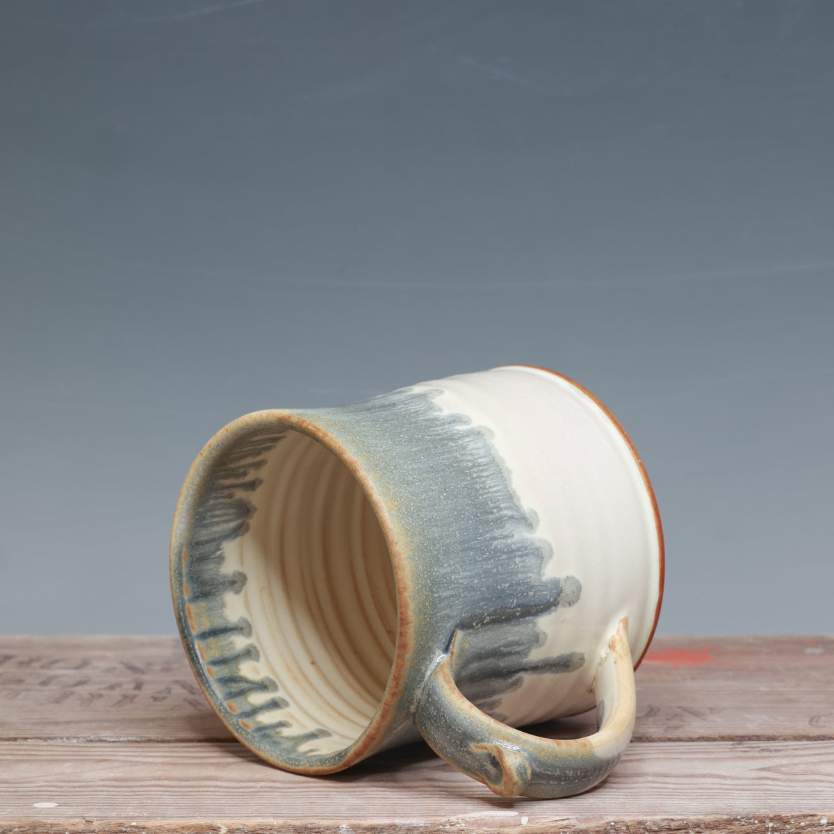 Salt and Blue Ash Mug 16-17 oz.