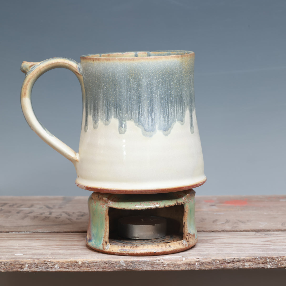 Winter Wood and Green Tea Mug Warmer