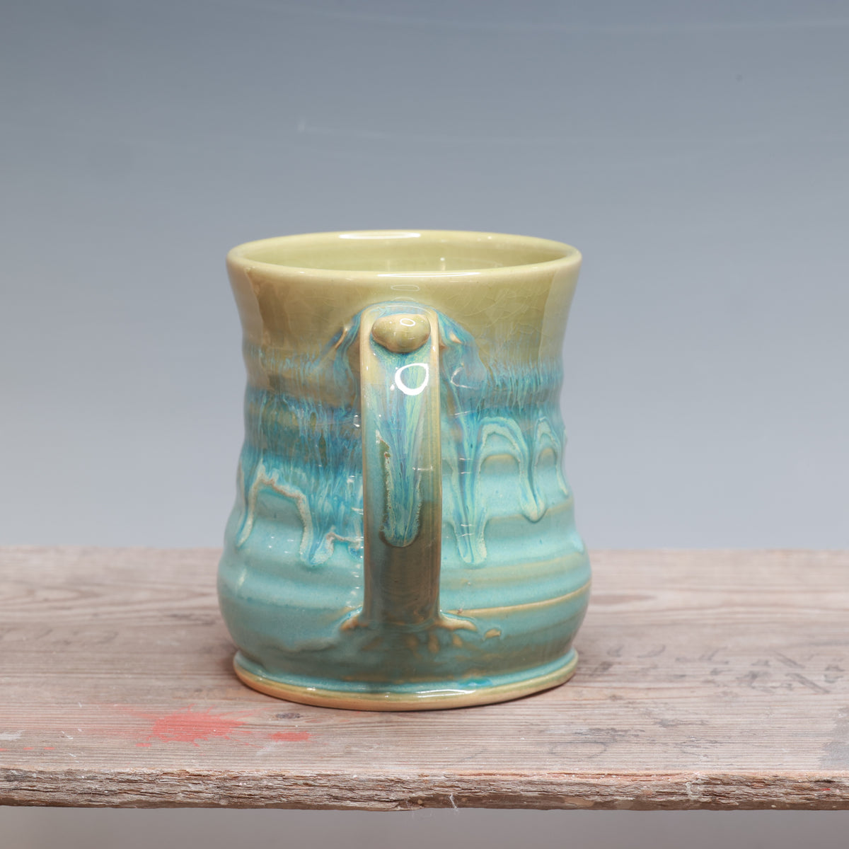 Norse Blue and Alabaster Mug 15-17 oz.