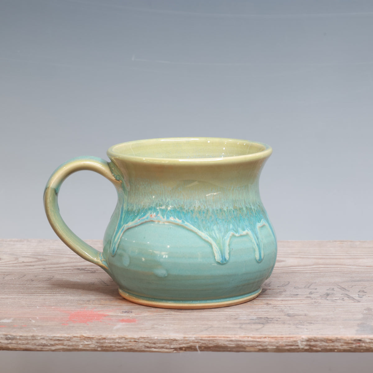 Norse Blue and Alabaster Mug 12-14 oz.