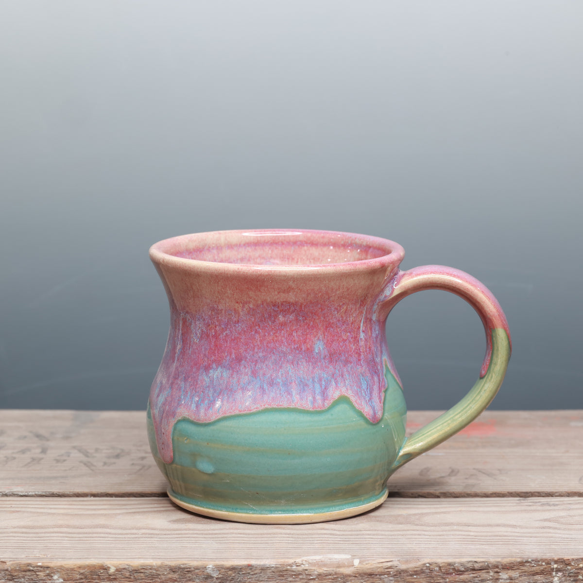 Norse Blue and Raspberry Mist Mug 12-13 oz.