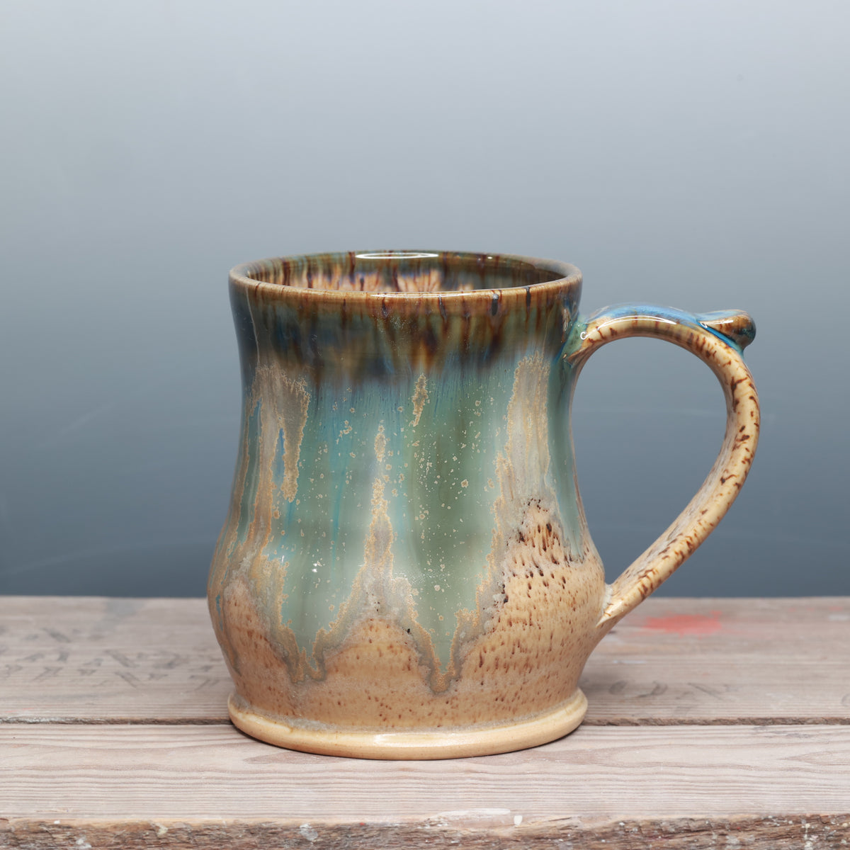 Midnight Rain and Winter Wood Mug 16 oz.