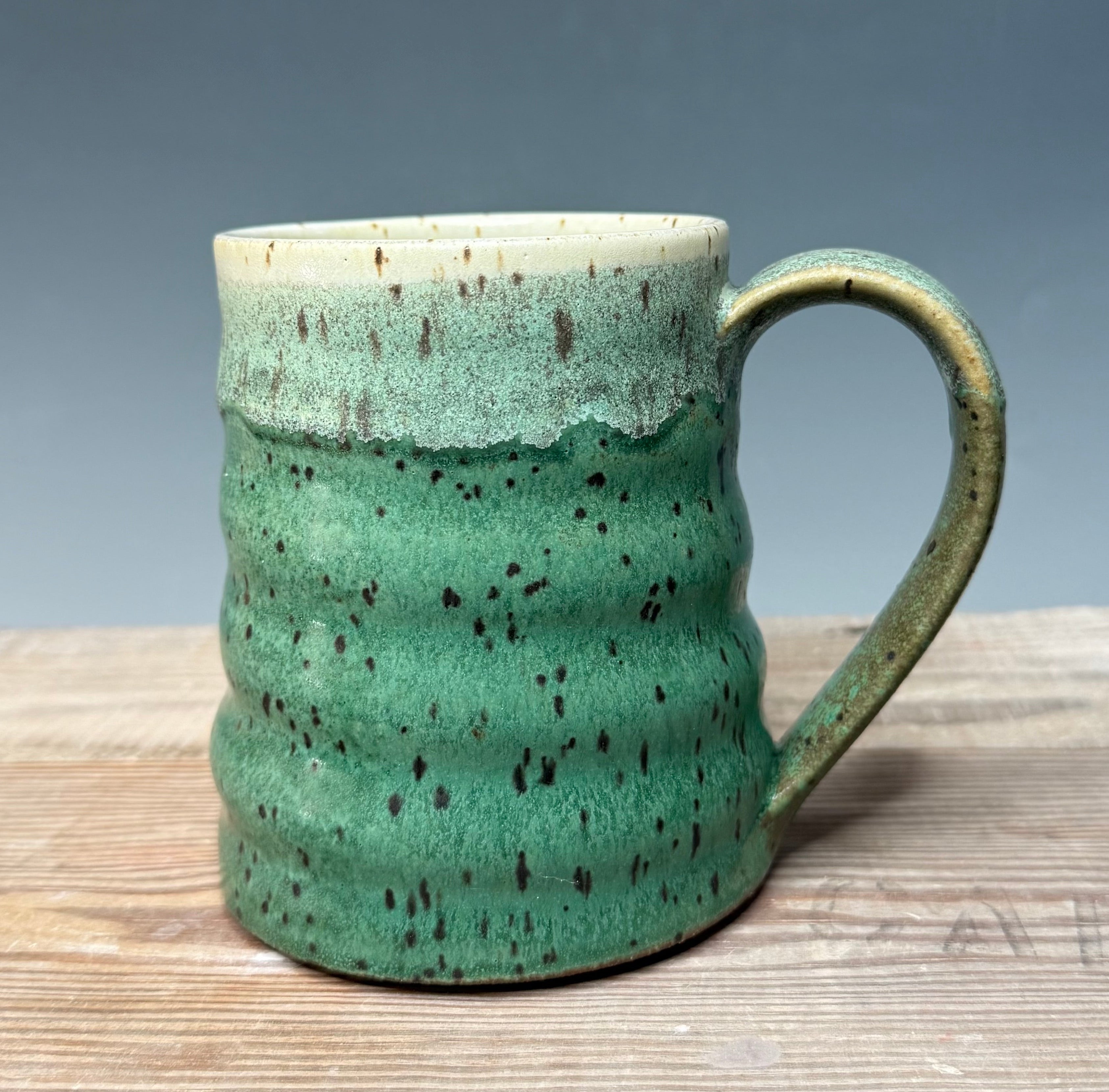Speckled Salt and Patina Mug 20-21 oz.