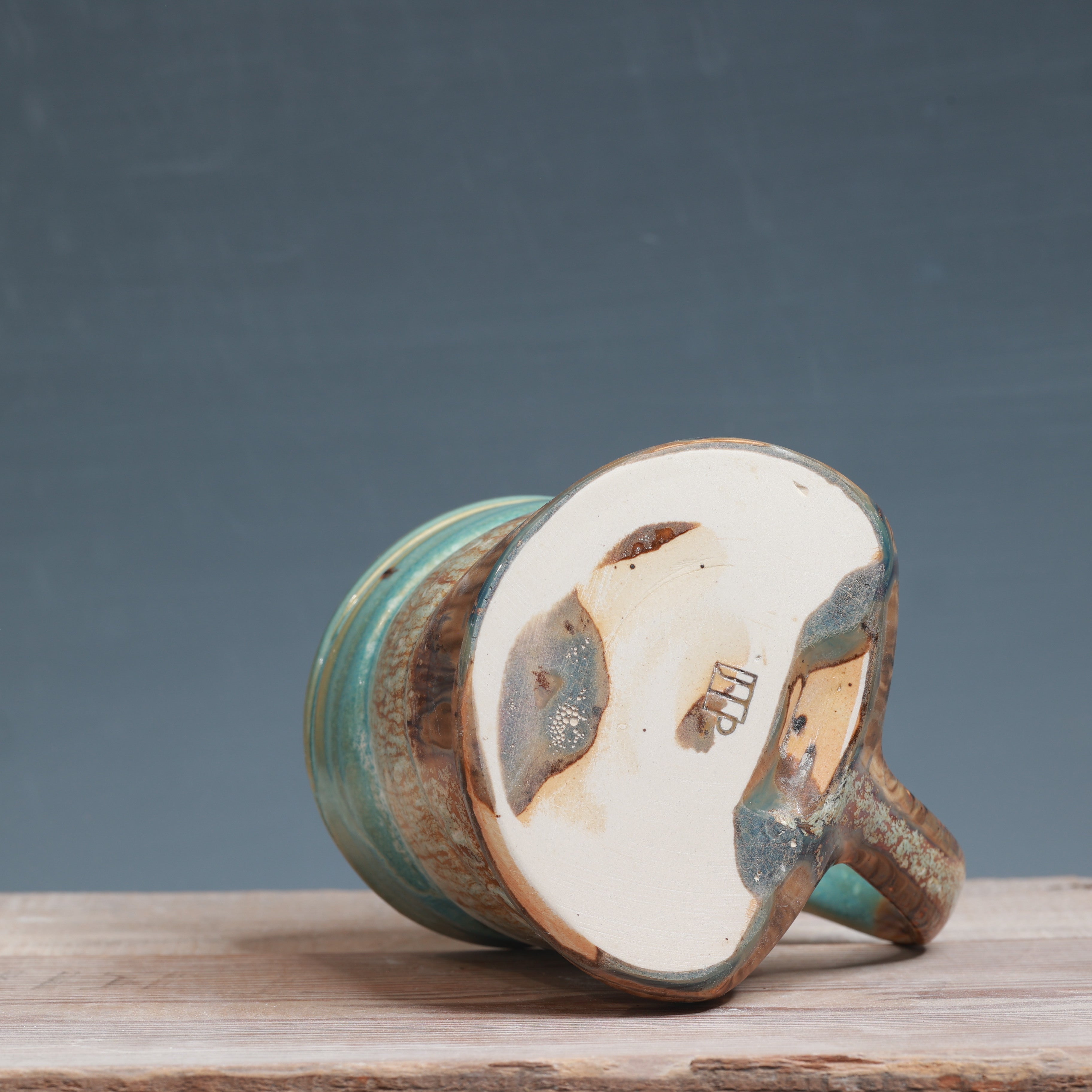DROP mug - Norse Blue and Sandstone
