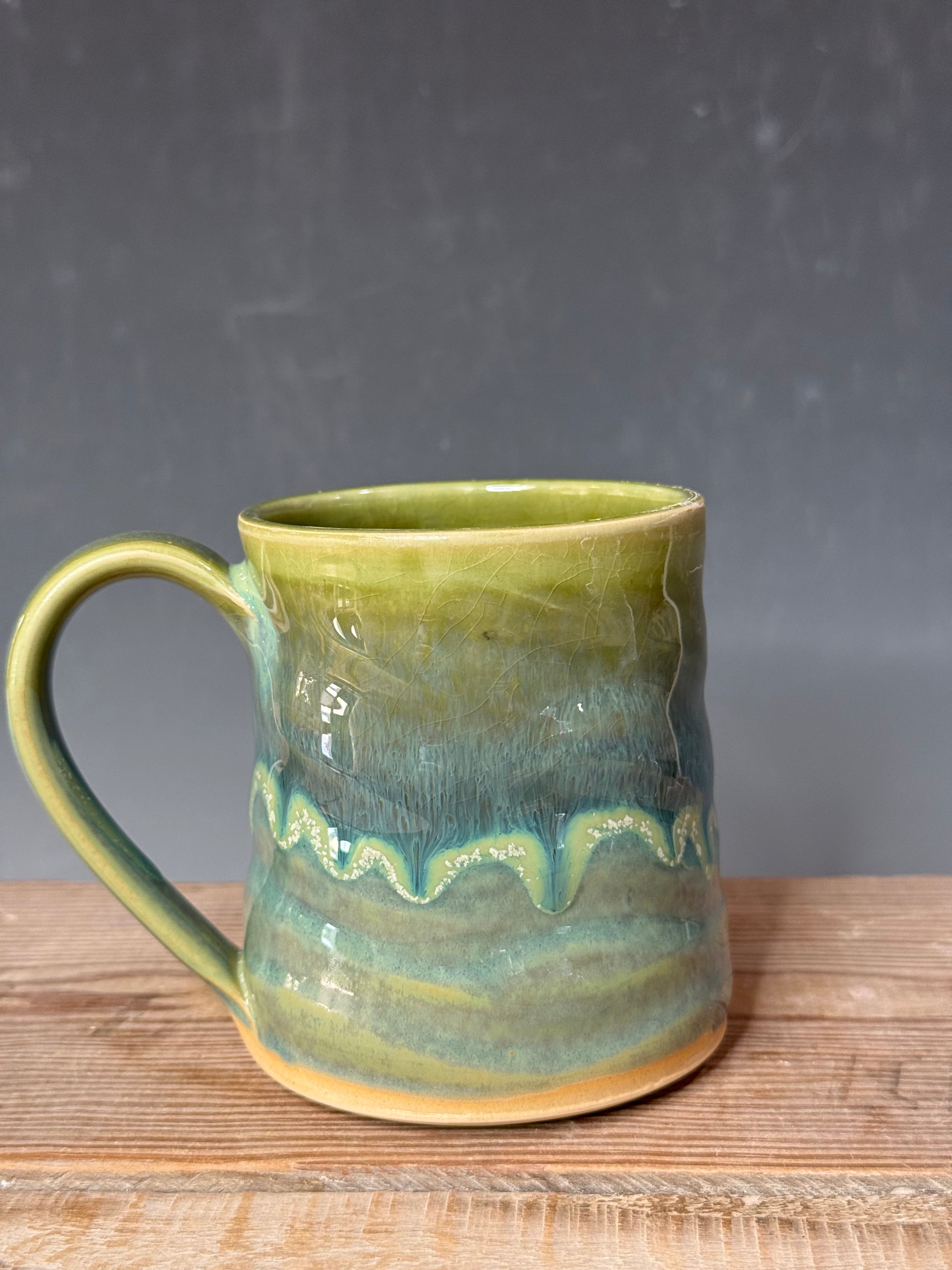 Green Tea over Alabaster - 14 - 15 oz.