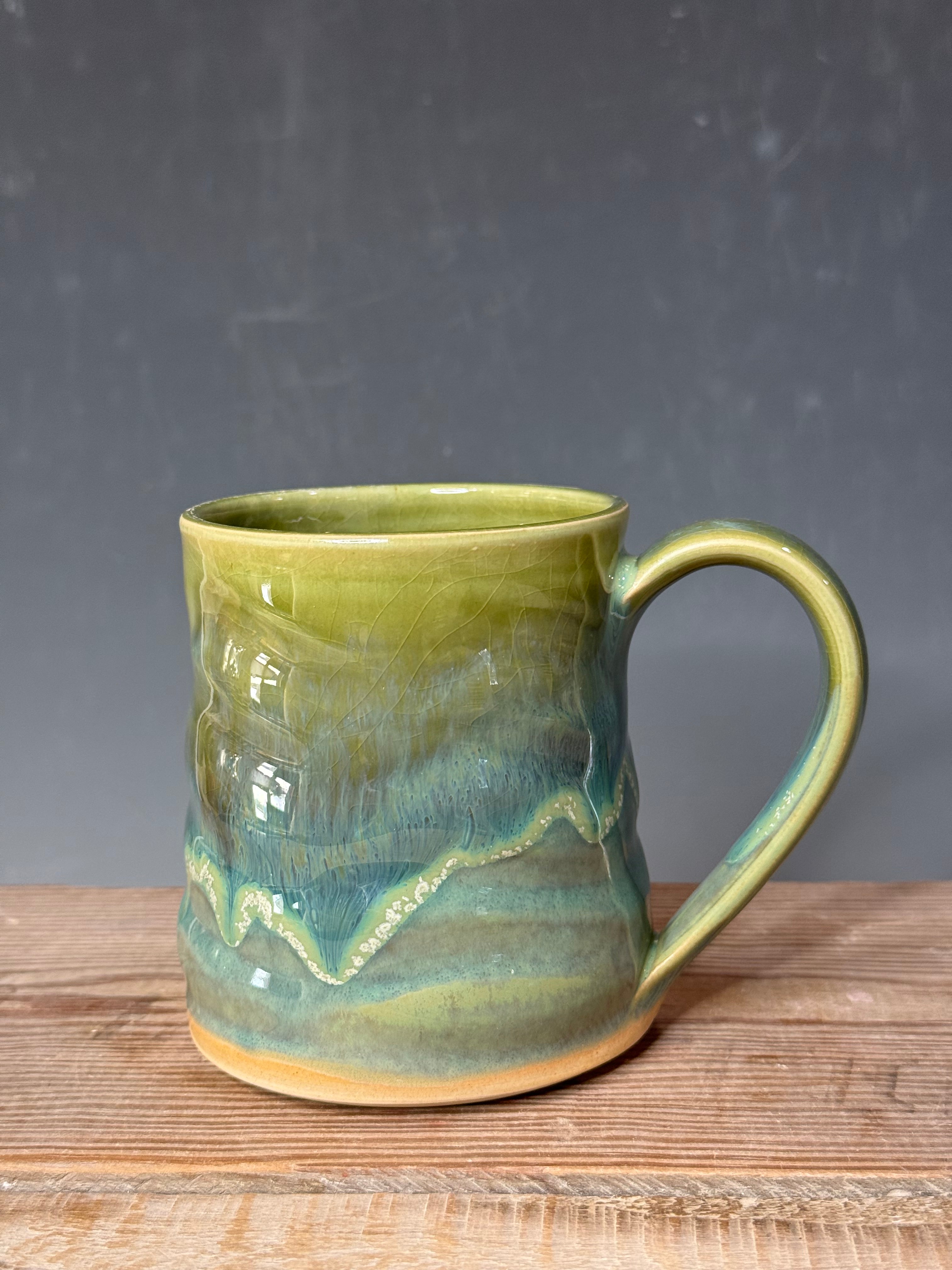 Green Tea over Alabaster - 14 - 15 oz.
